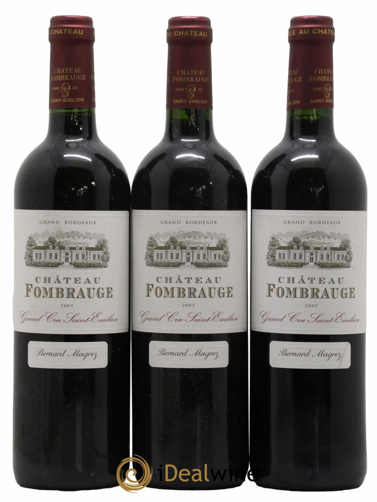 Château Fombrauge Grand Cru Classé 2005 - Lot de 3 bouteilles - 0