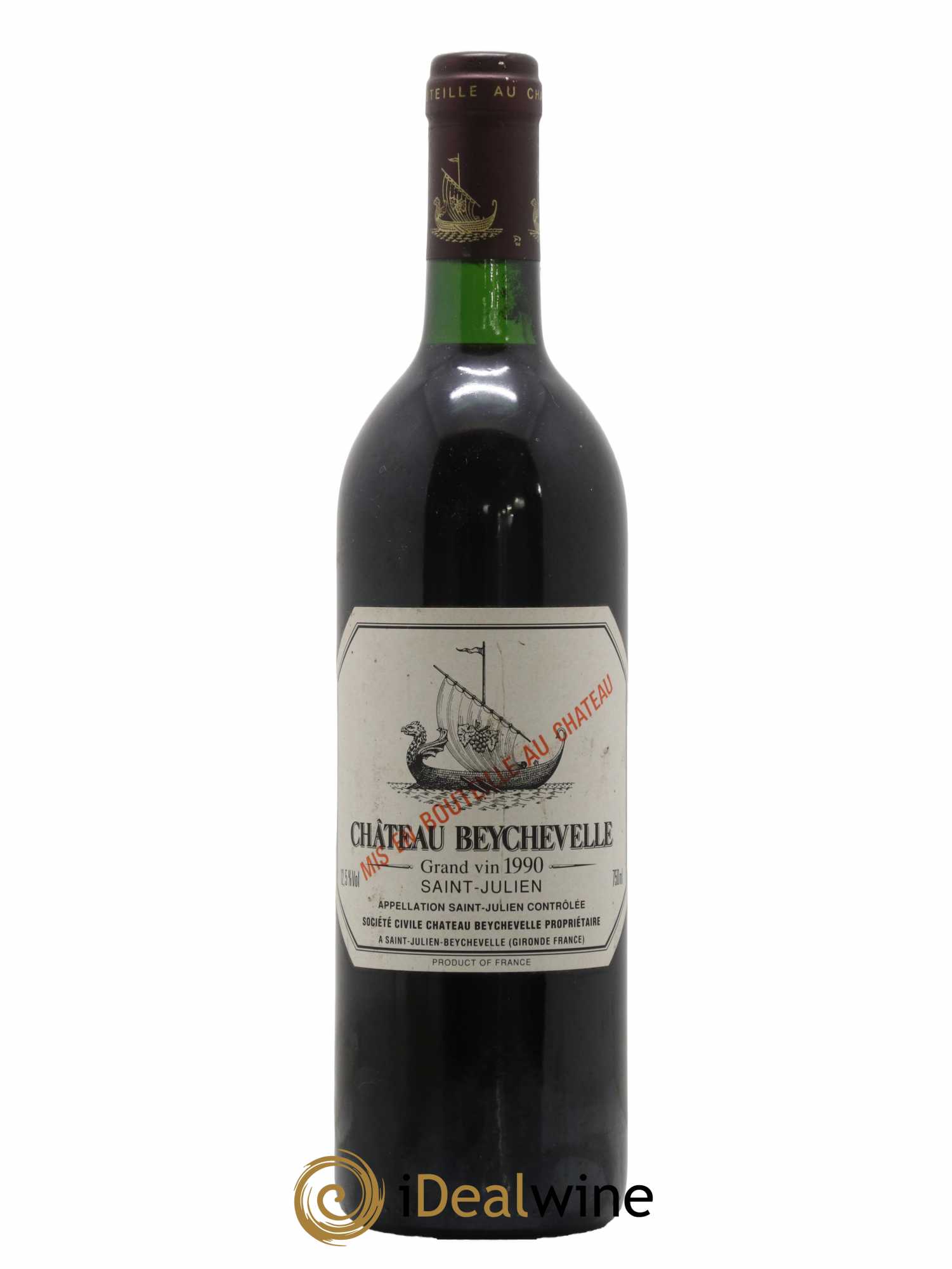 Château Beychevelle 4ème Grand Cru Classé 1990 - Lot de 1 bouteille - 0