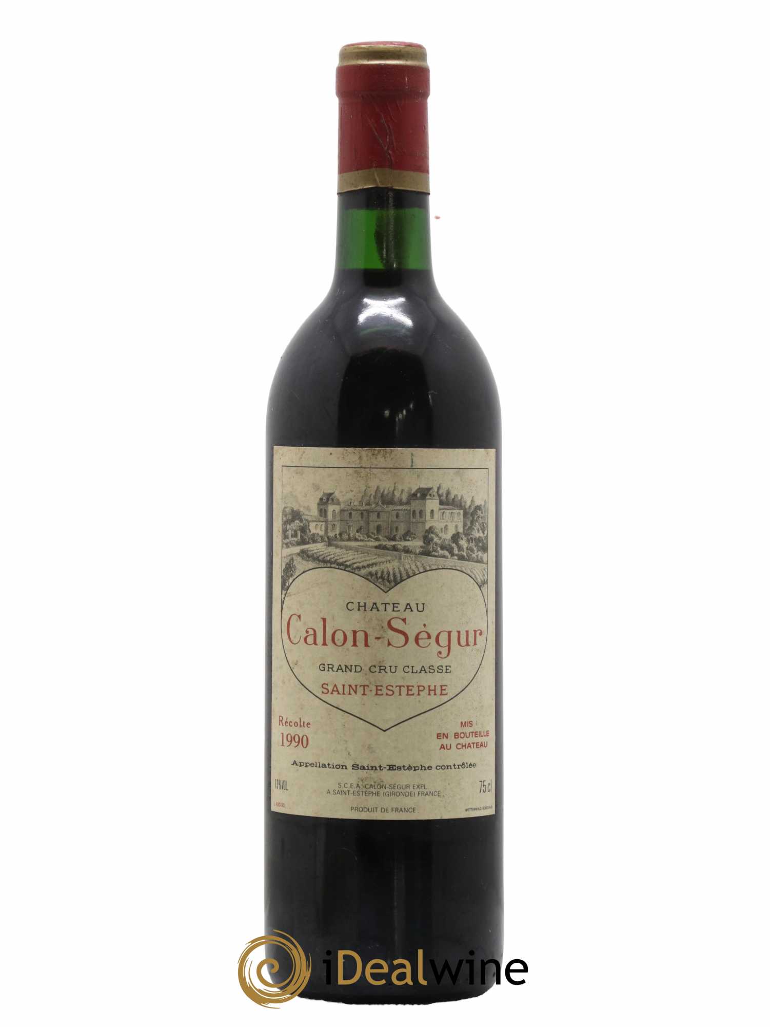 Château Calon Ségur 3ème Grand Cru Classé 1990 - Lot de 1 bouteille - 0