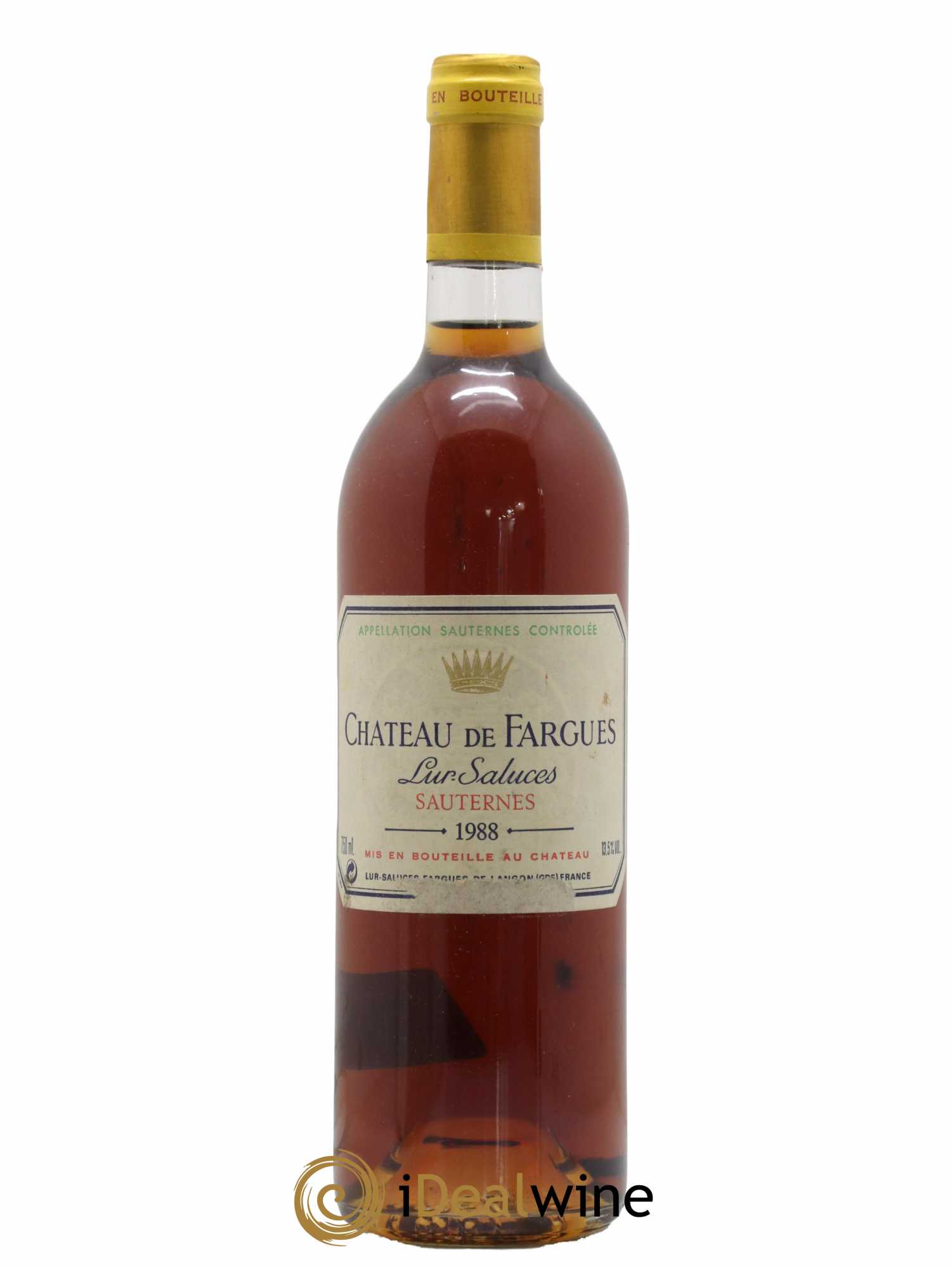 Château de Fargues 1988 - Lot de 1 bouteille - 0