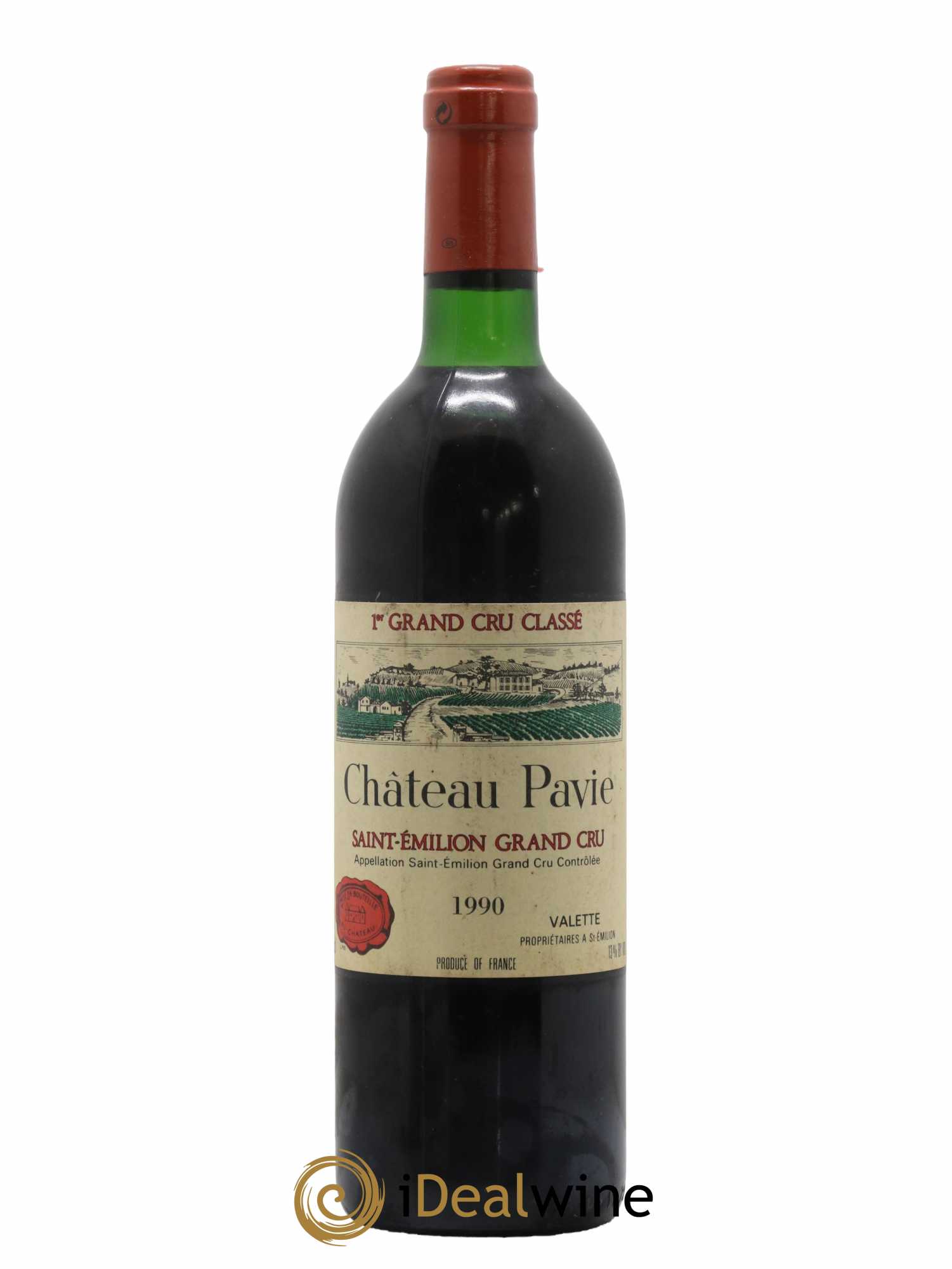 Château Pavie 1er Grand Cru Classé A 1990 - Lot de 1 bouteille - 0