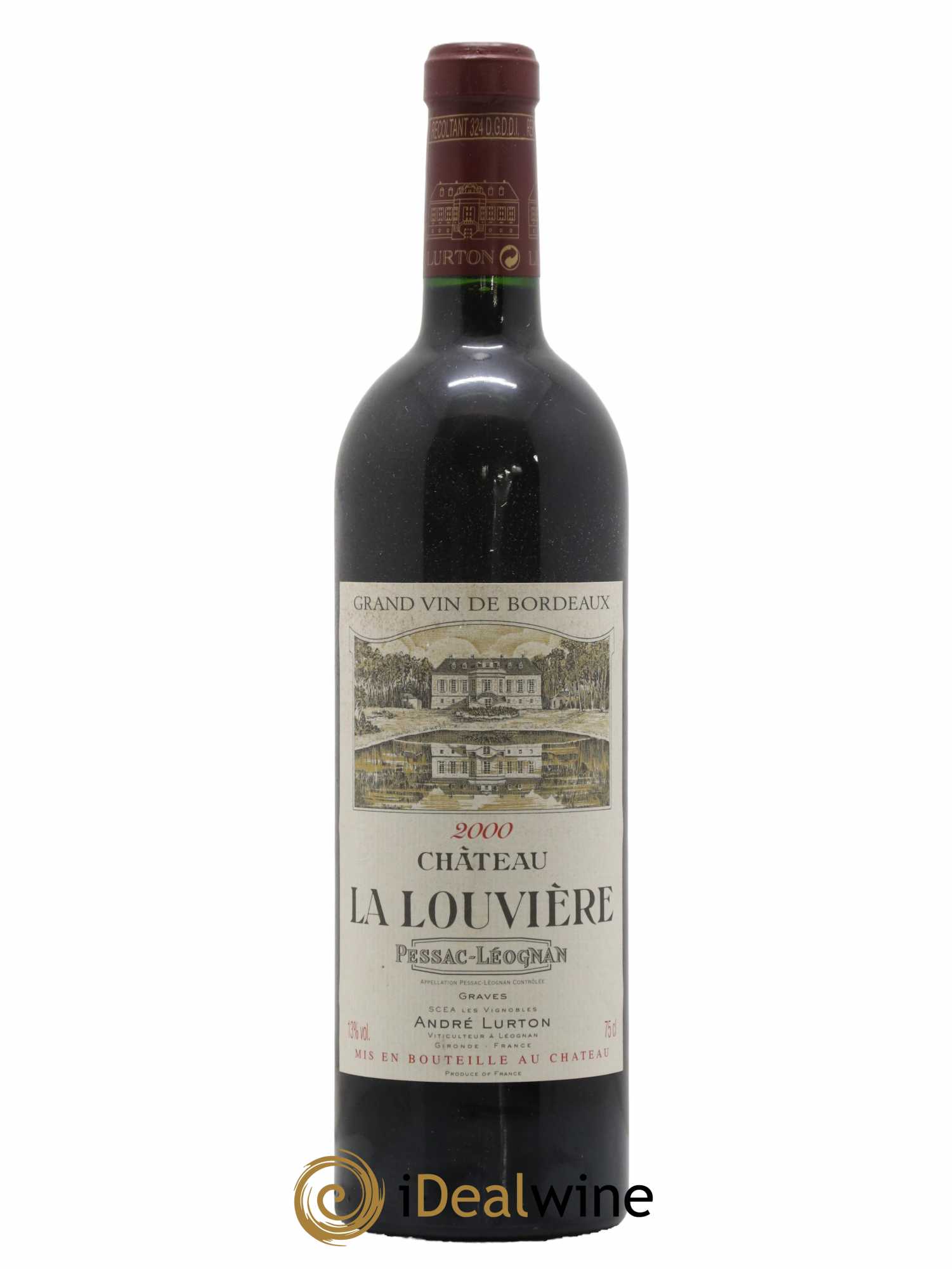 Château la Louvière 2000 - Lot de 1 bouteille - 0