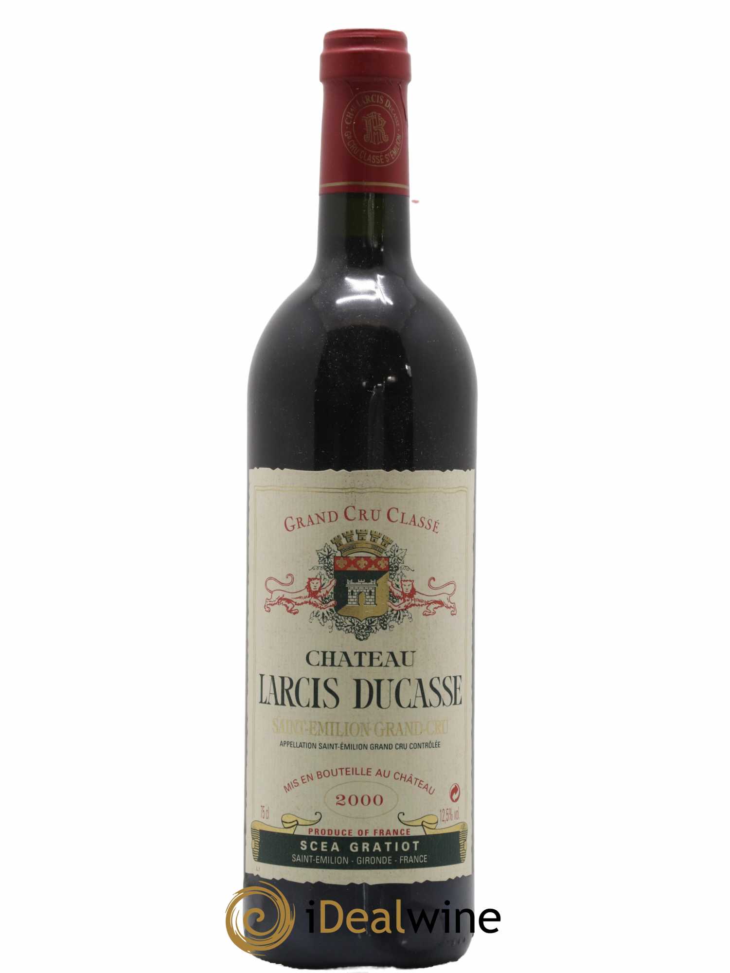 Château Larcis Ducasse 1er Grand Cru Classé B 2000 - Lot de 1 bouteille - 0