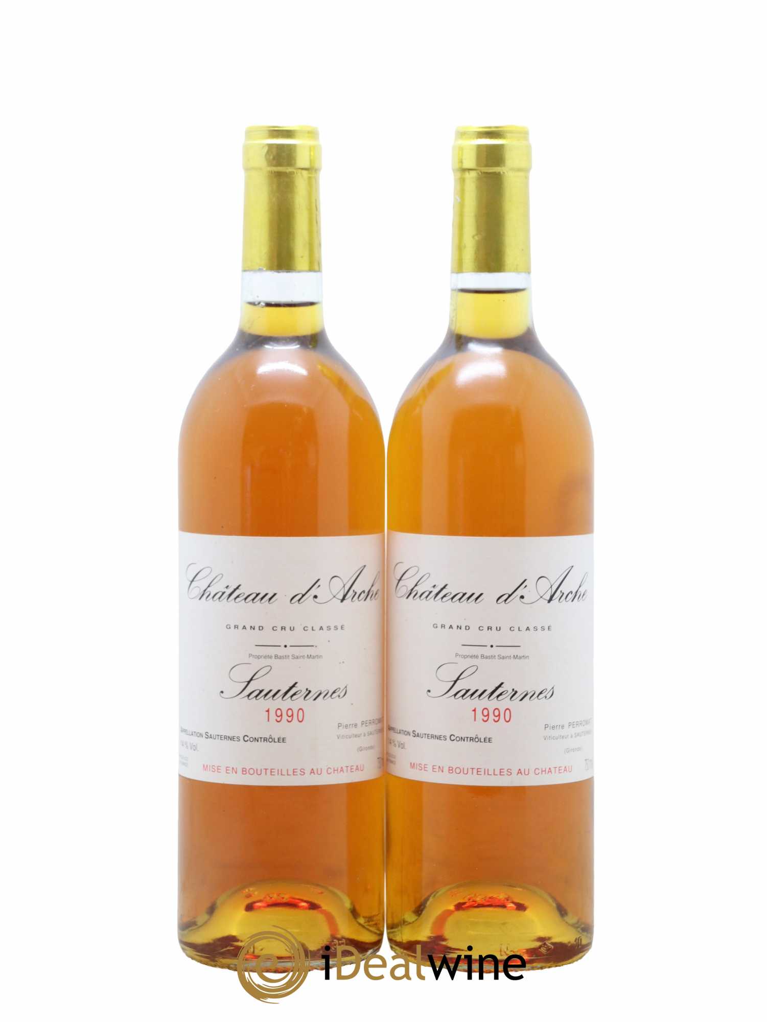 Château d' Arche 2ème Grand Cru Classé 1990 - Lotto di 2 bottiglie - 0