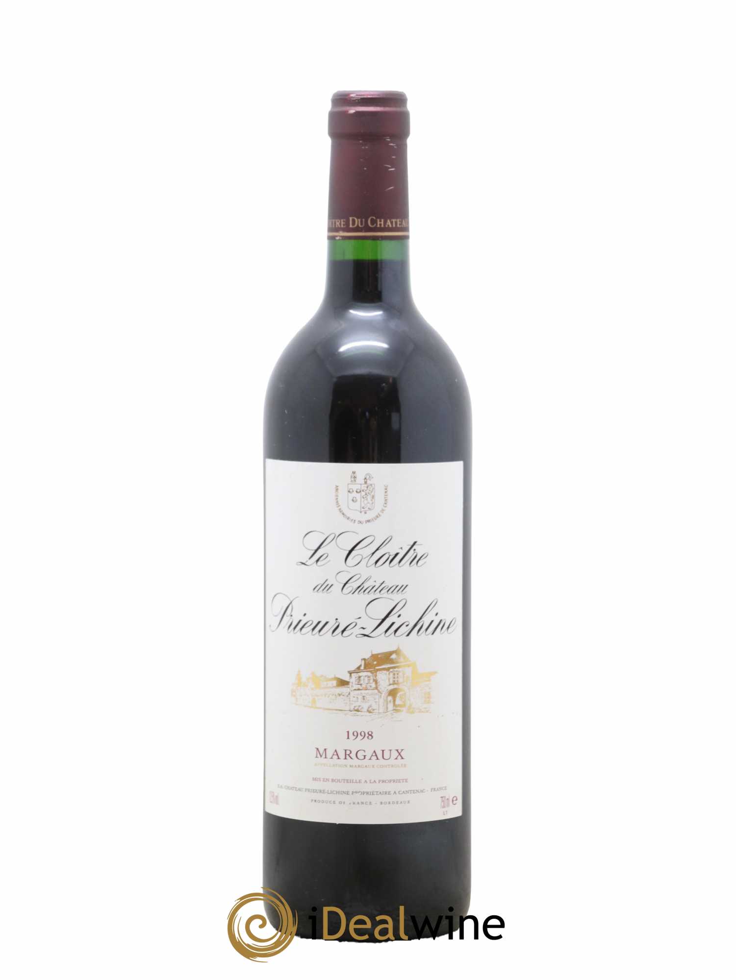 Cloître de Prieuré Lichine 1998 - Lot de 1 bouteille - 0