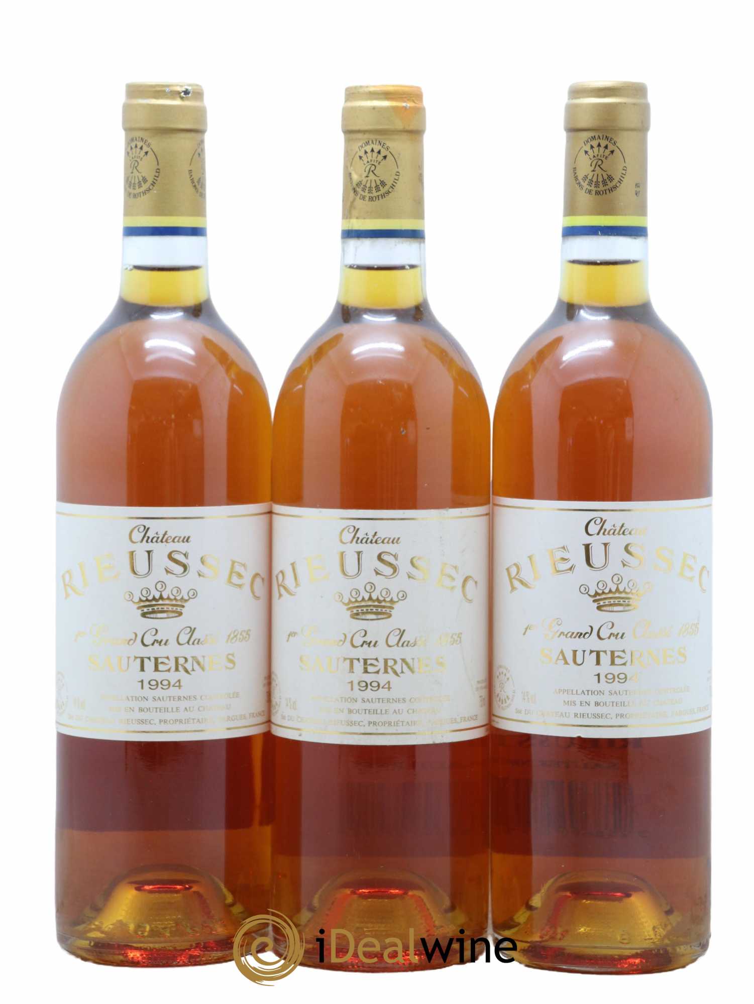 Château Rieussec 1er Grand Cru Classé 1994 - Lotto di 3 bottiglie - 0