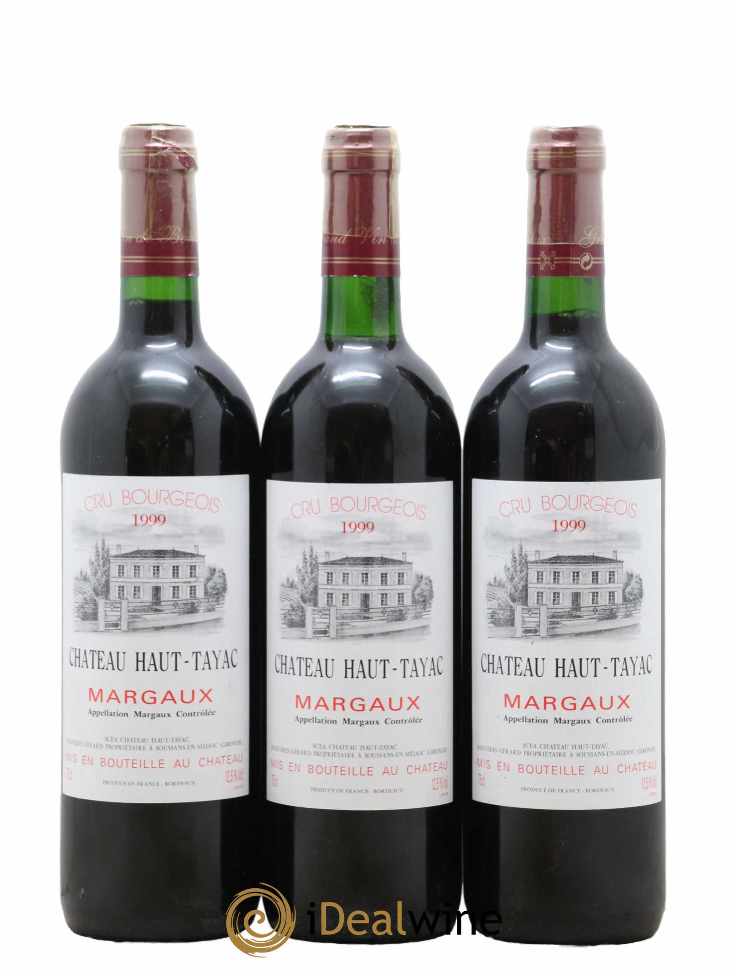Château Haut-Tayac 1999 - Lot de 3 bouteilles - 0