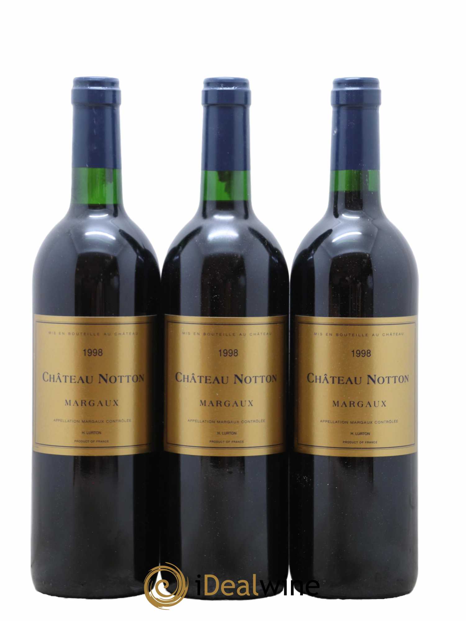 Château Notton 1998 - Lot de 6 bouteilles - 1
