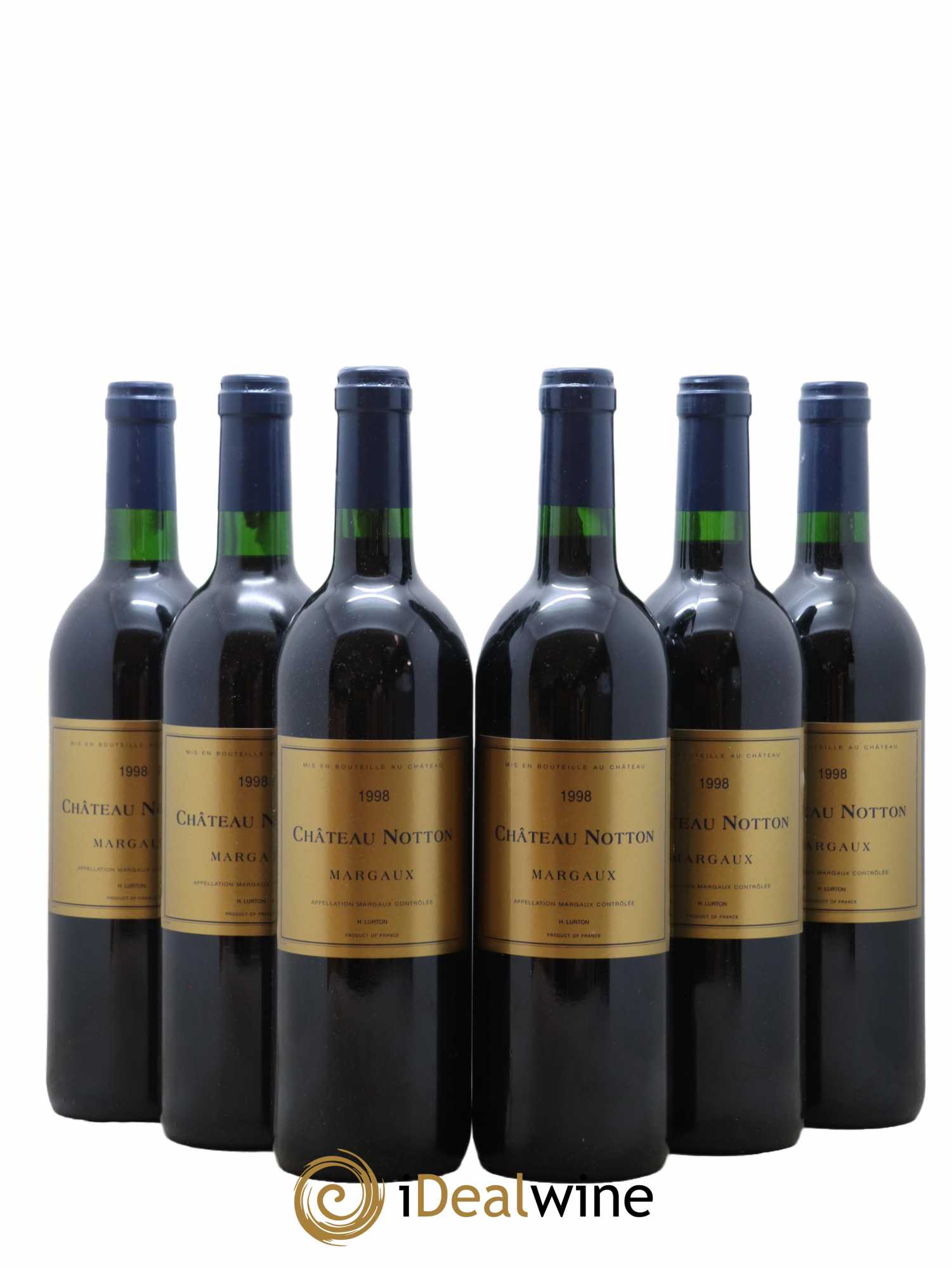 Château Notton 1998 - Lot de 6 bouteilles - 0