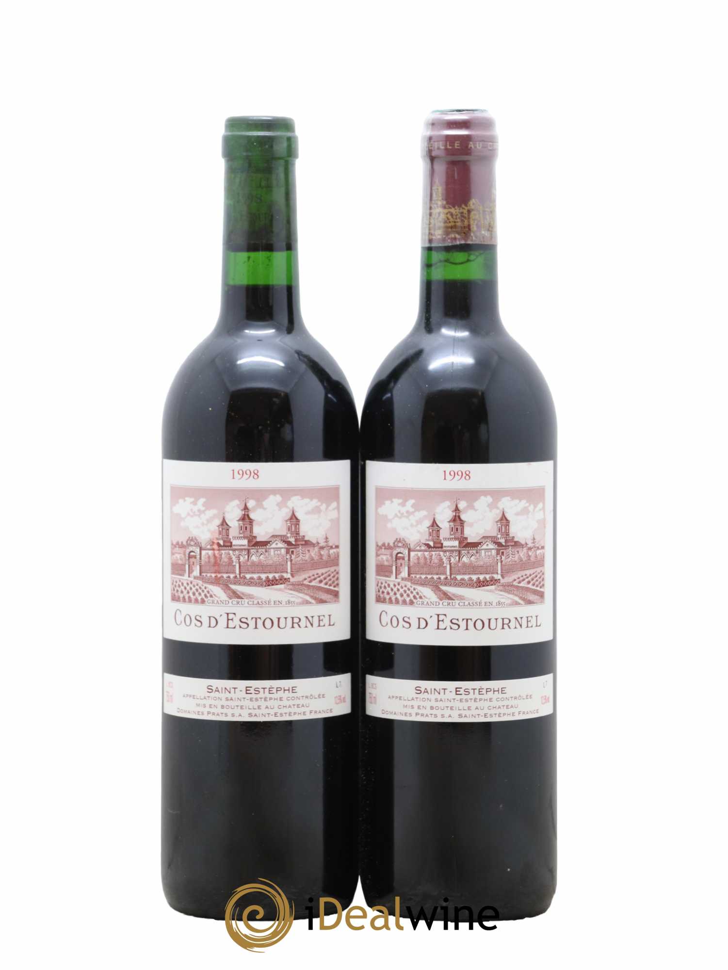 Cos d'Estournel 2ème Grand Cru Classé 1998 - Lot de 2 bouteilles - 0