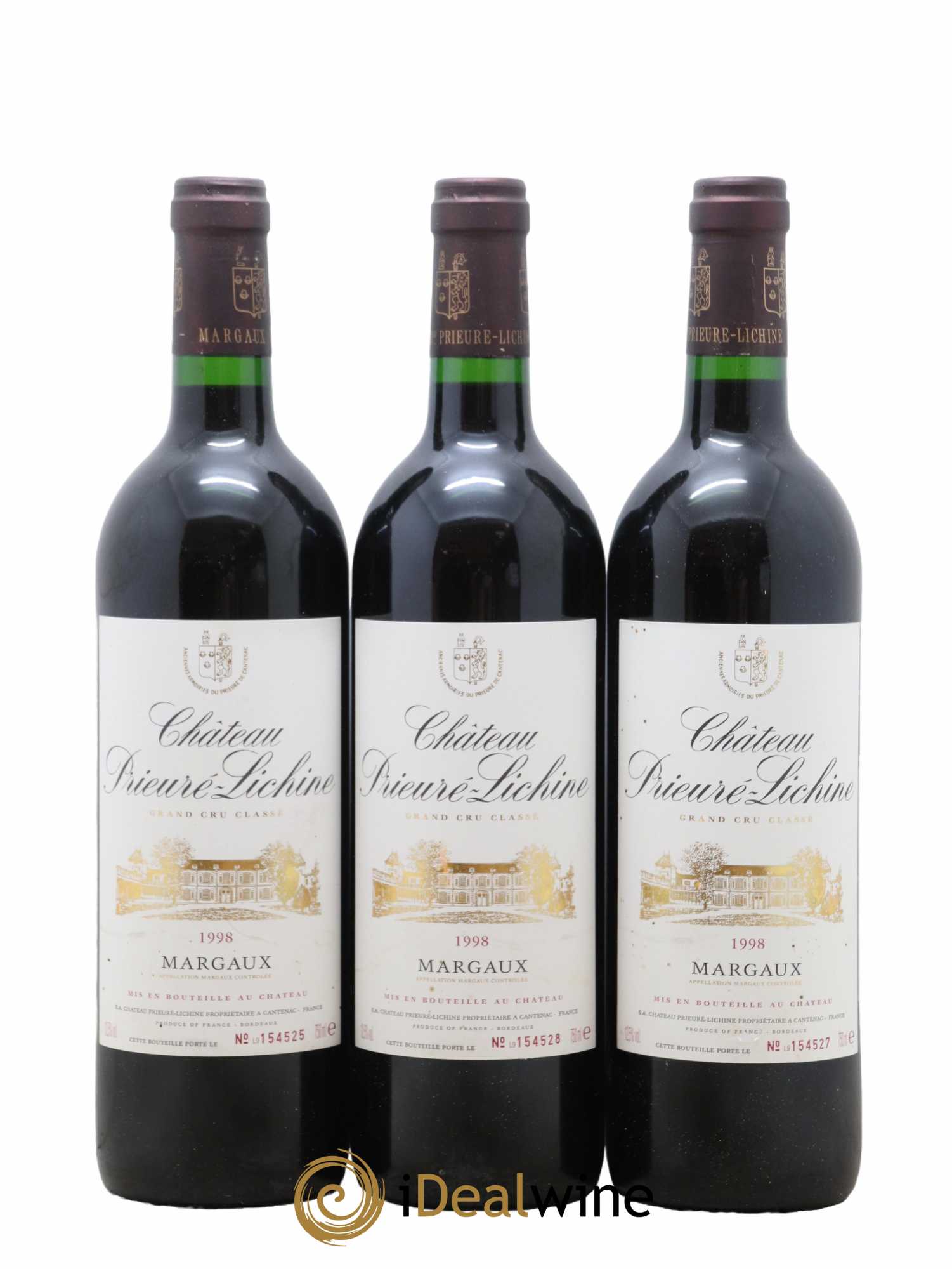 Château Prieuré Lichine 4ème Grand Cru Classé 1998 - Lot de 12 bouteilles - 4