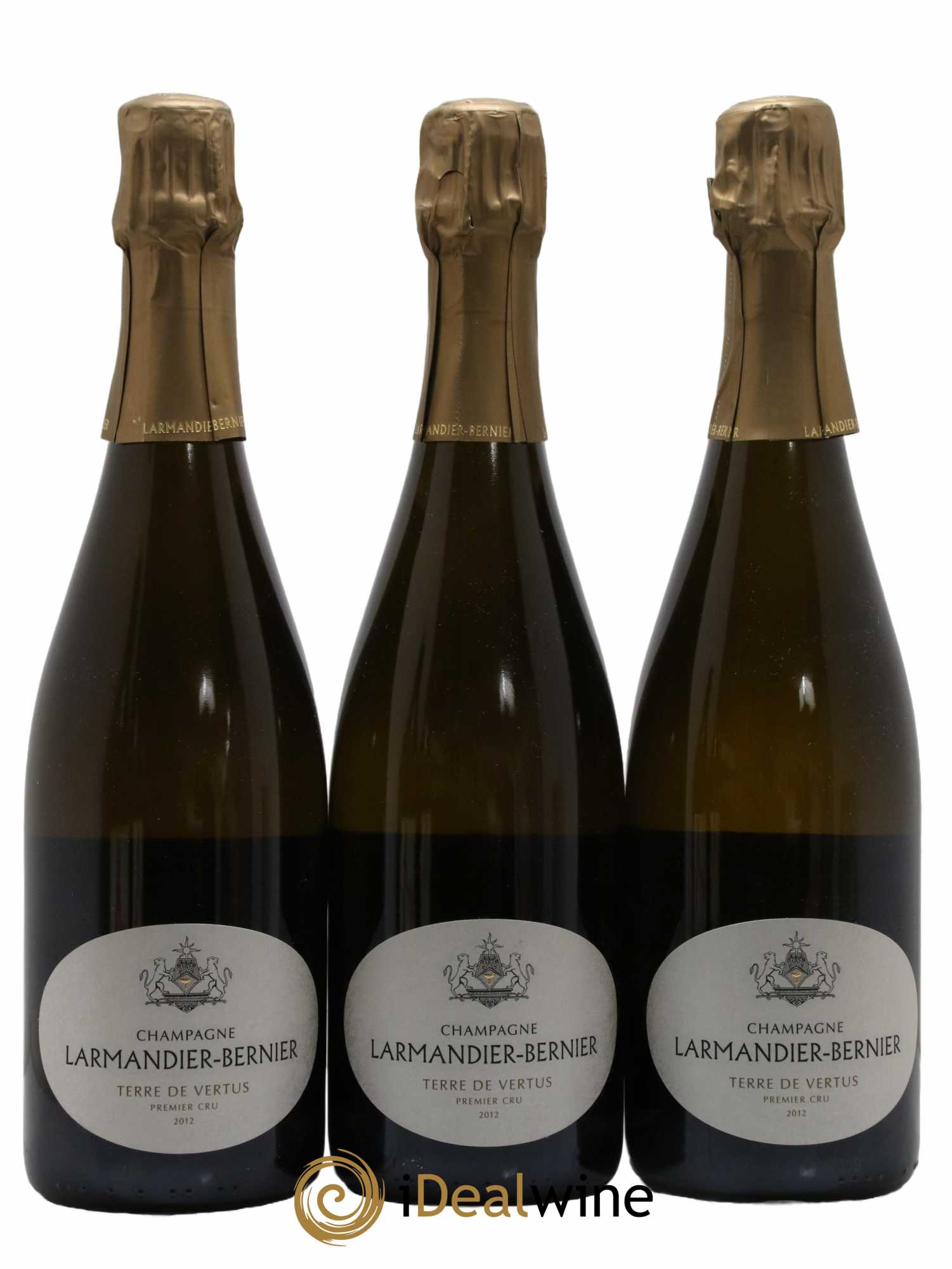 Terre de Vertus 1er Cru Non dosé Larmandier-Bernier 2012 - Lot de 3 bouteilles - 0