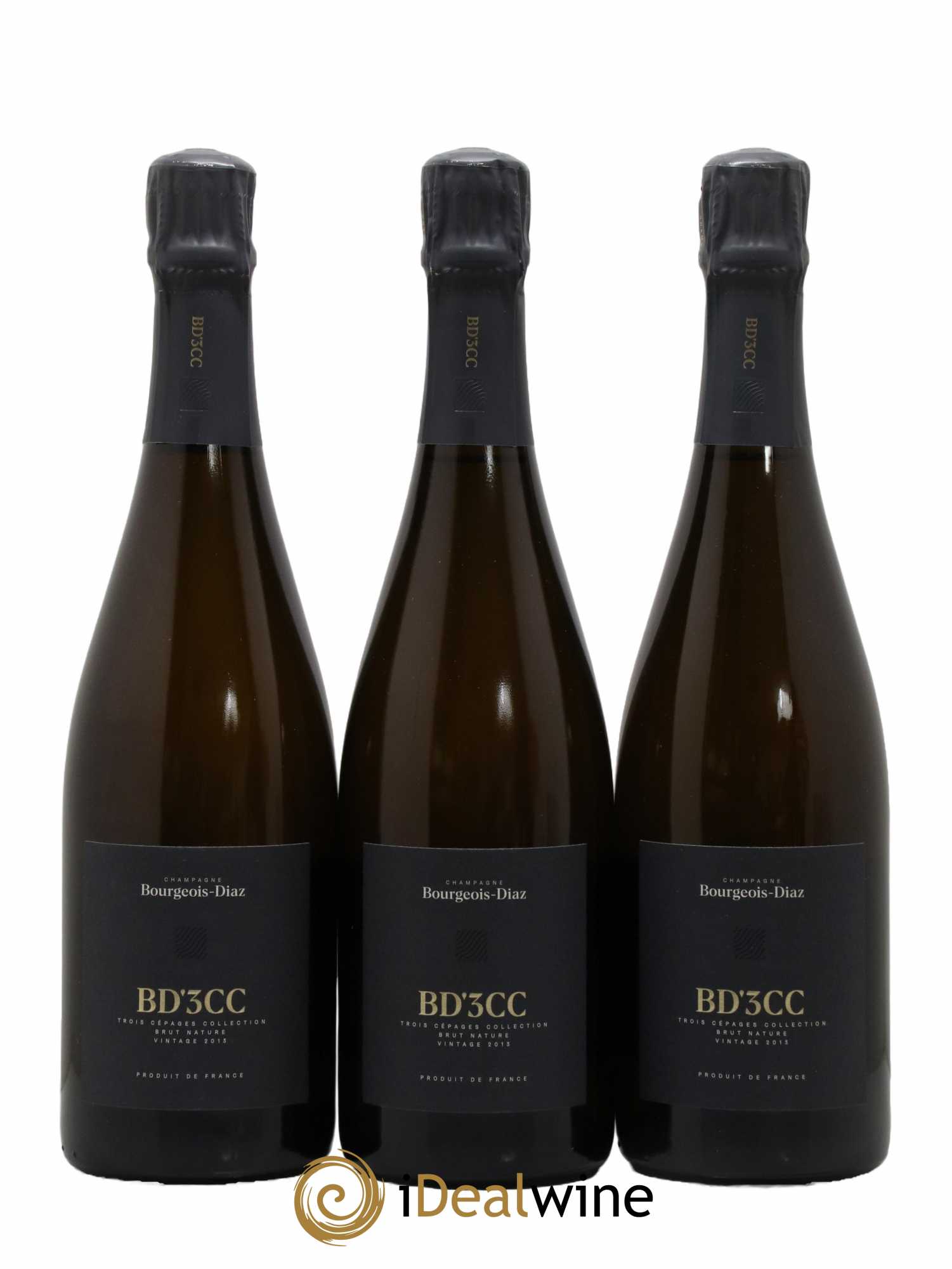 Champagne BD'3CC Bourgeois Diaz 2013 - Lot de 3 bouteilles - 0