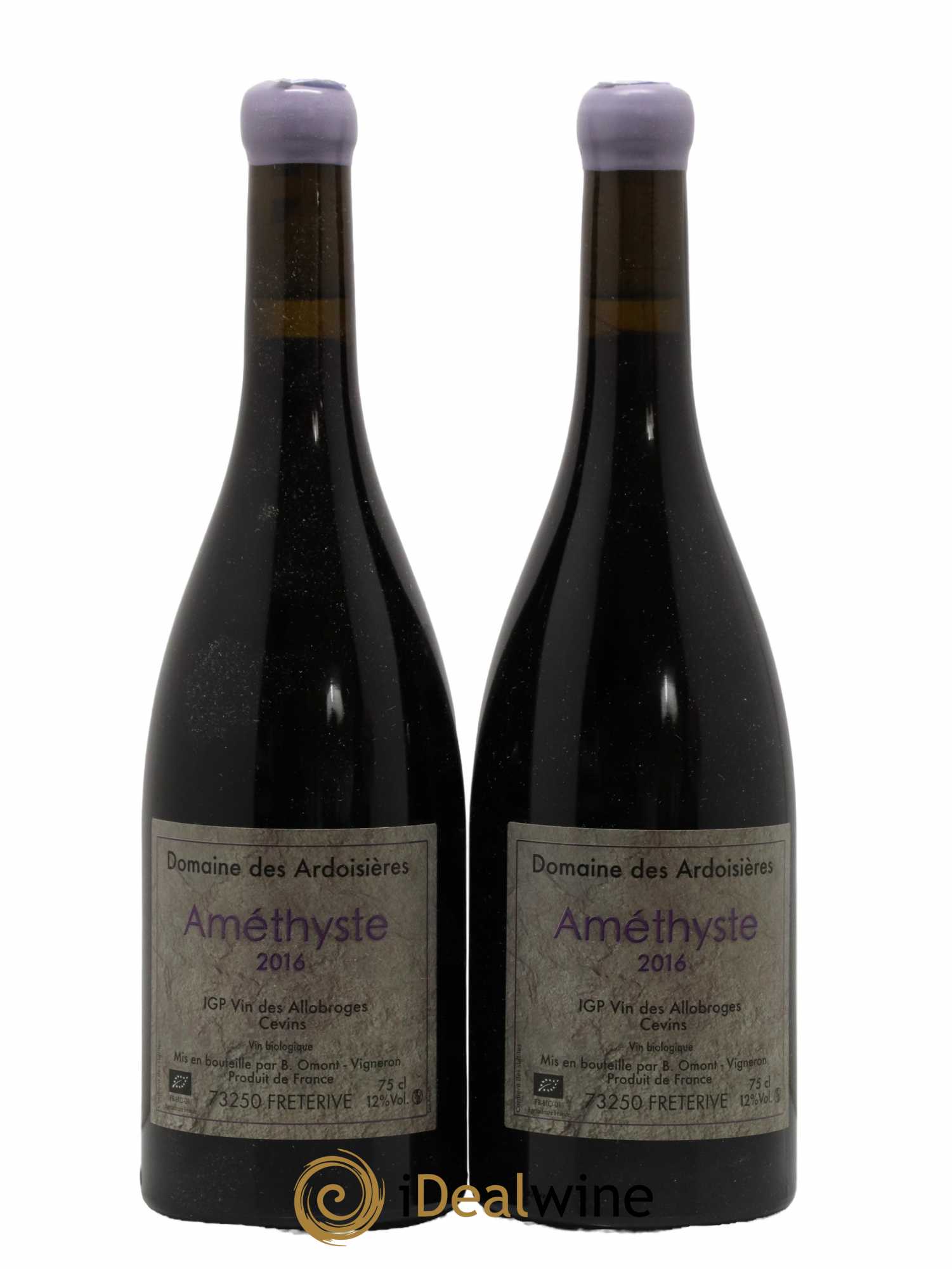 Vin des Allobroges Cevins Améthyste Ardoisières (Domaine des) 2016 - Lot de 2 bouteilles - 0