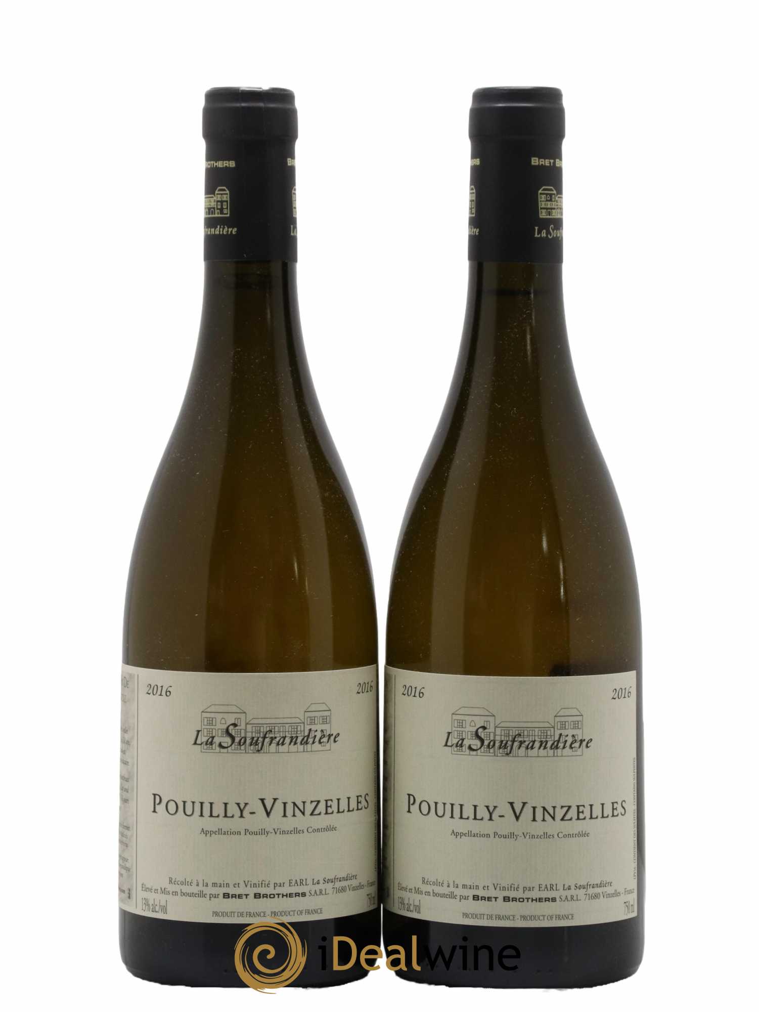 Pouilly-Vinzelles La Soufrandière - Bret Brothers 2016 - Lot de 2 bouteilles - 0
