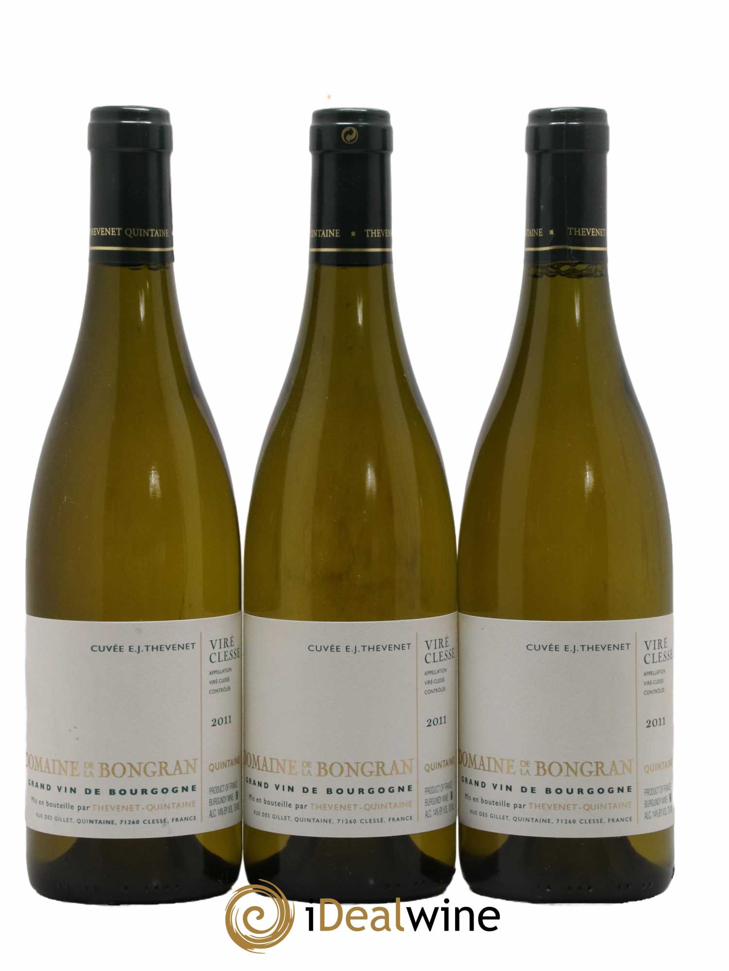 Viré-Clessé Cuvée E.J. Thevenet Domaine de la Bongran (J.Thevenet) 2011 - Lot de 3 bouteilles - 0