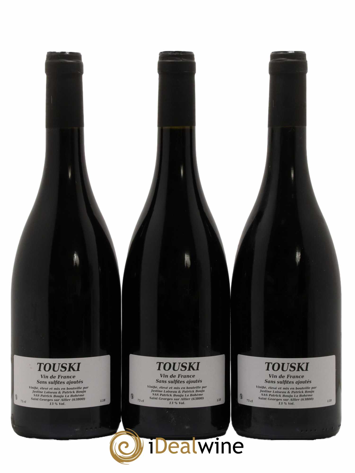 Vin de France Touski Patrick Bouju - La Bohème 2018 - Lot de 3 bouteilles - 1
