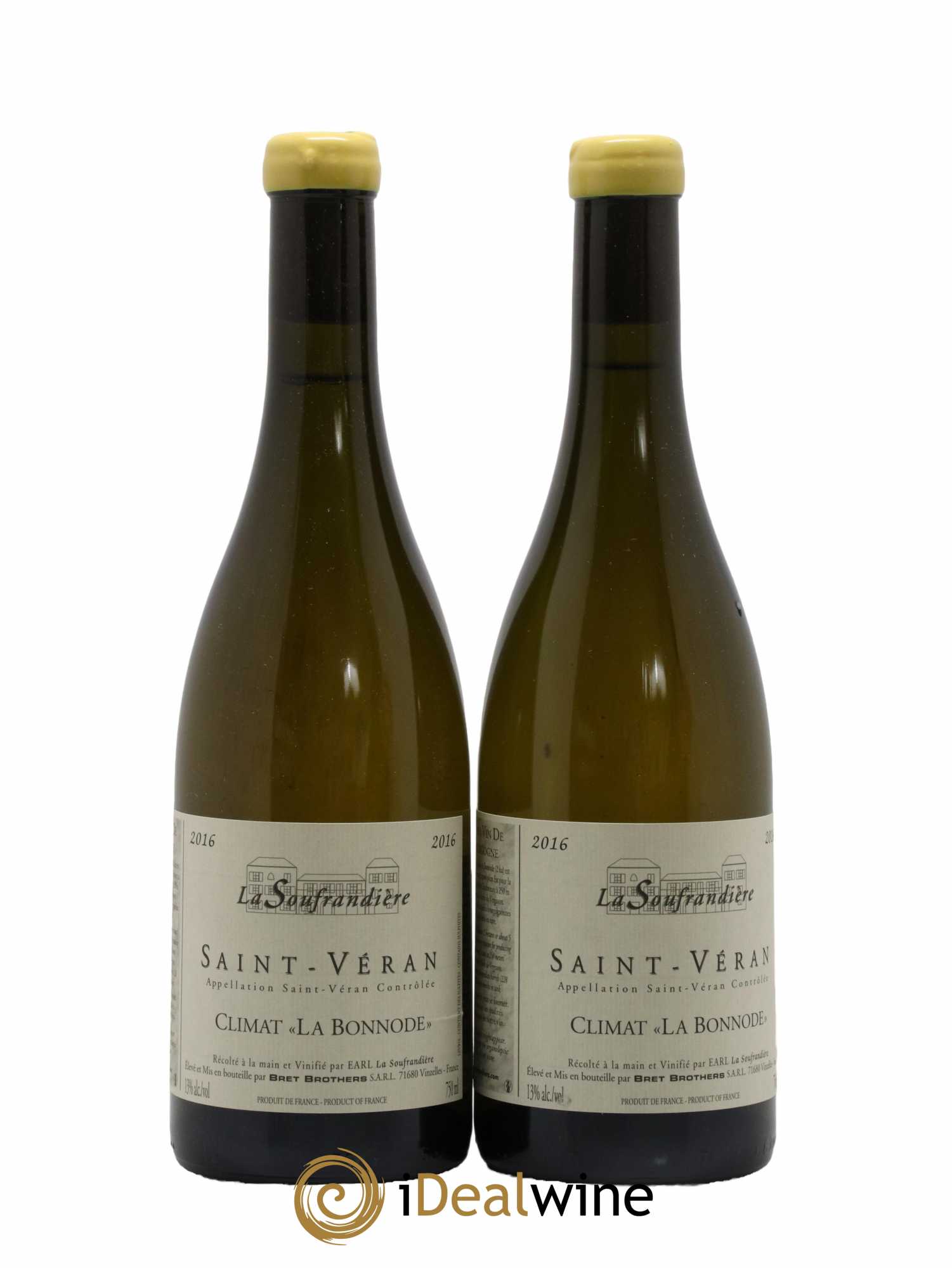 Saint-Véran La Bonnode La Soufrandière - Bret Brothers 2016 - Lot de 2 bouteilles - 0
