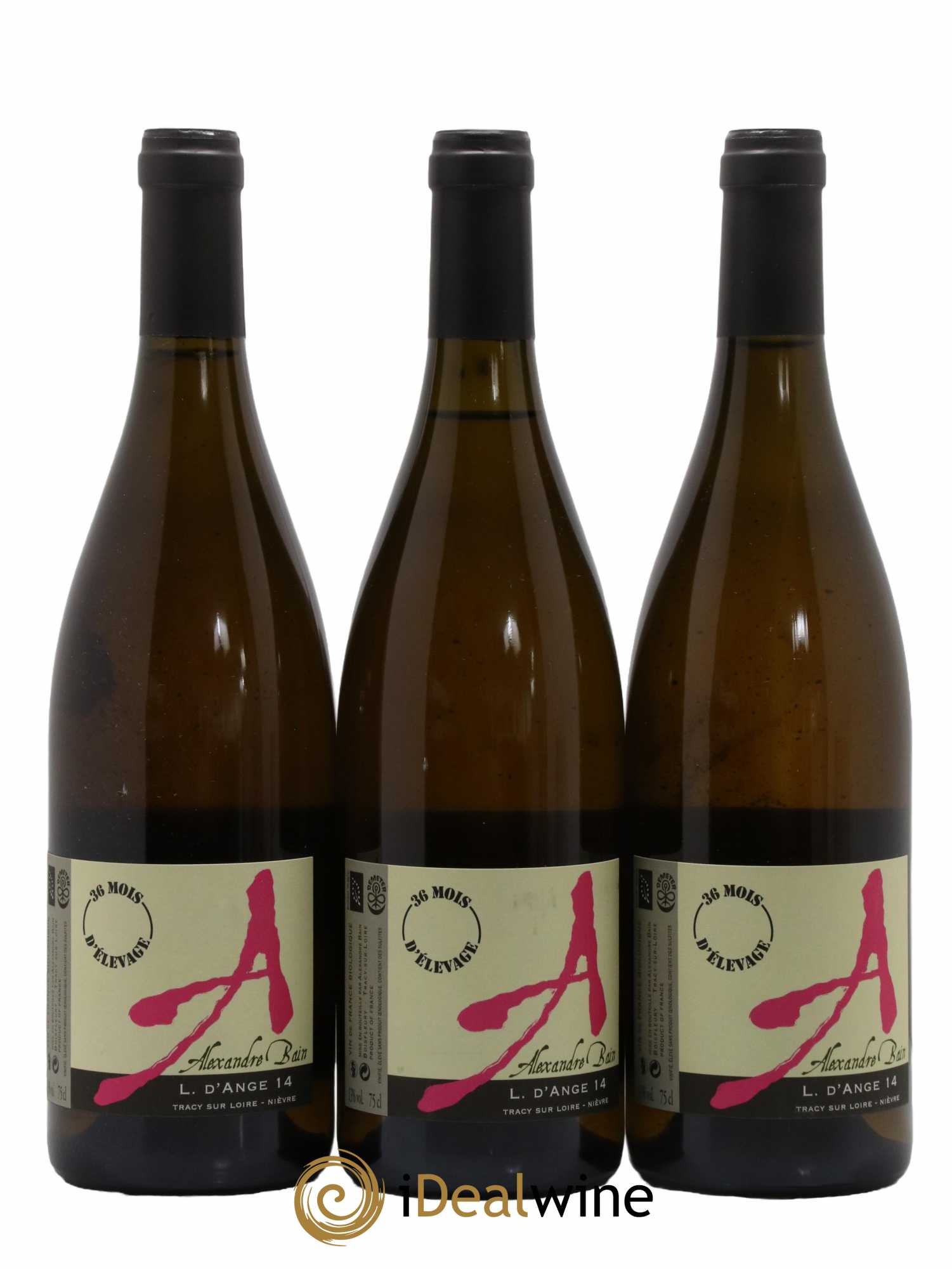 Vin de France L d'Ange 36 Mois d'élevage Alexandre Bain (Domaine) 2014 - Lot de 3 bouteilles - 0