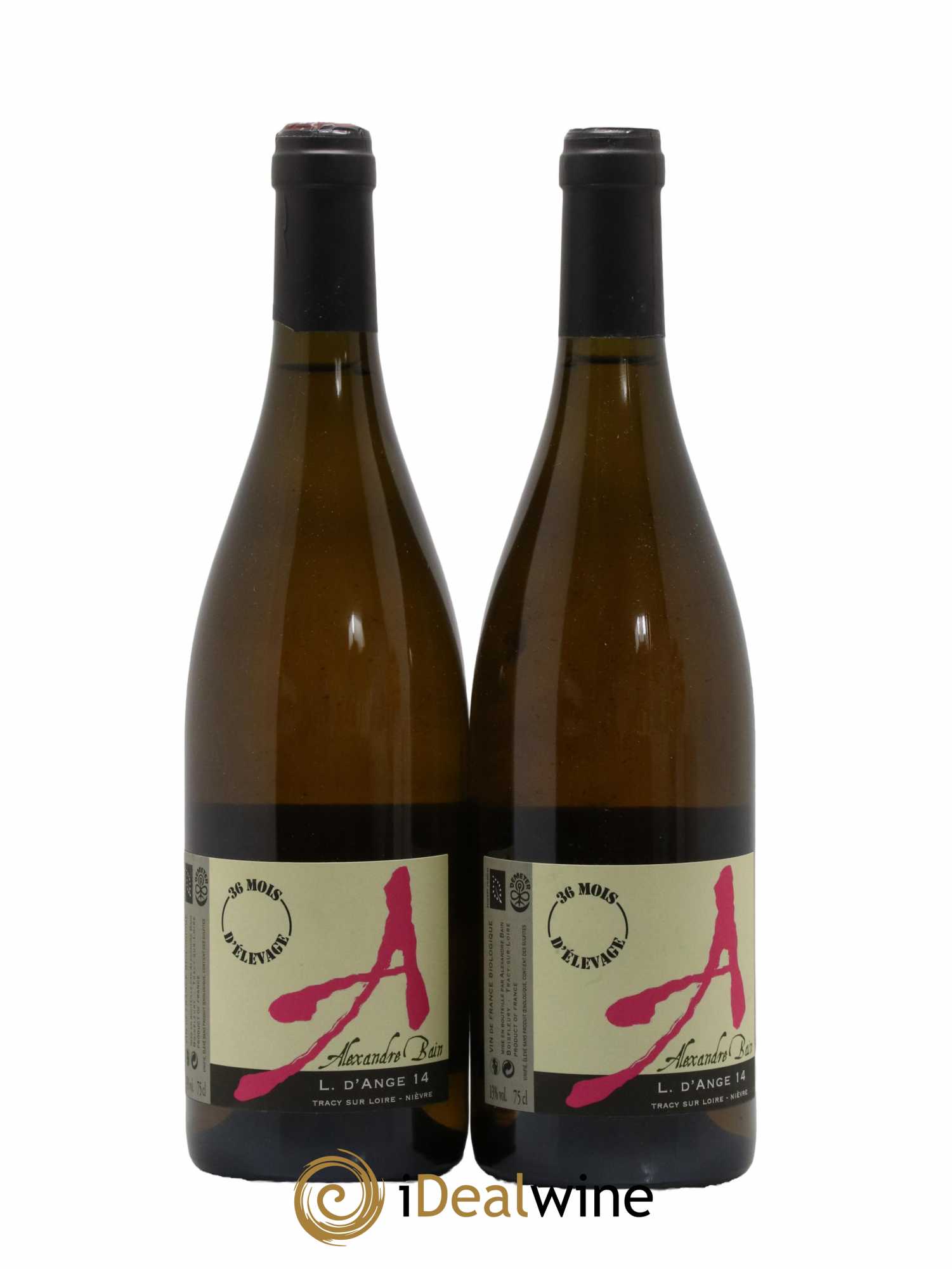 Vin de France L d'Ange 36 Mois d'élevage Alexandre Bain (Domaine) 2014 - Lot de 2 bouteilles - 0
