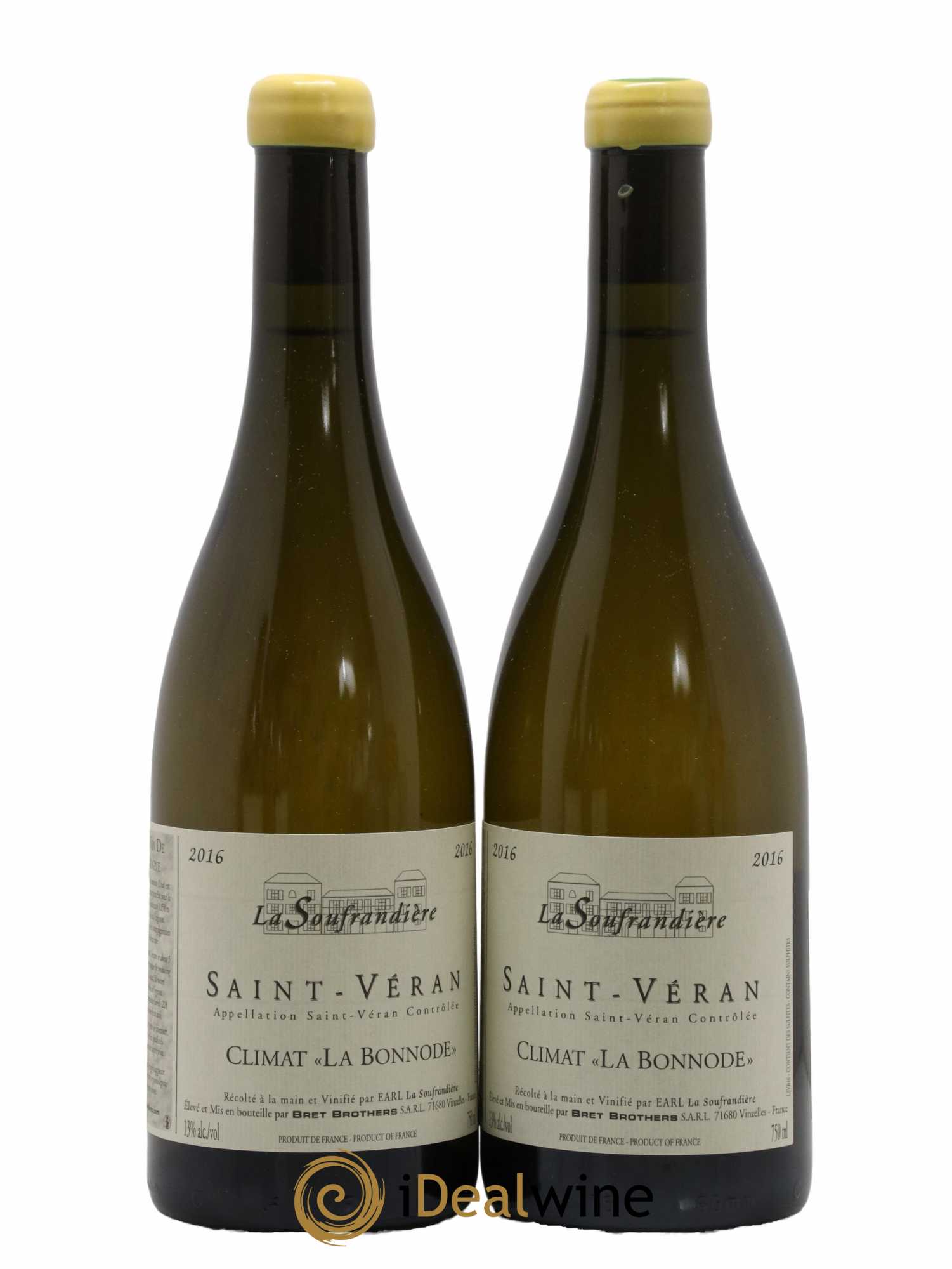 Saint-Véran La Bonnode La Soufrandière - Bret Brothers 2016 - Lot de 2 bouteilles - 0