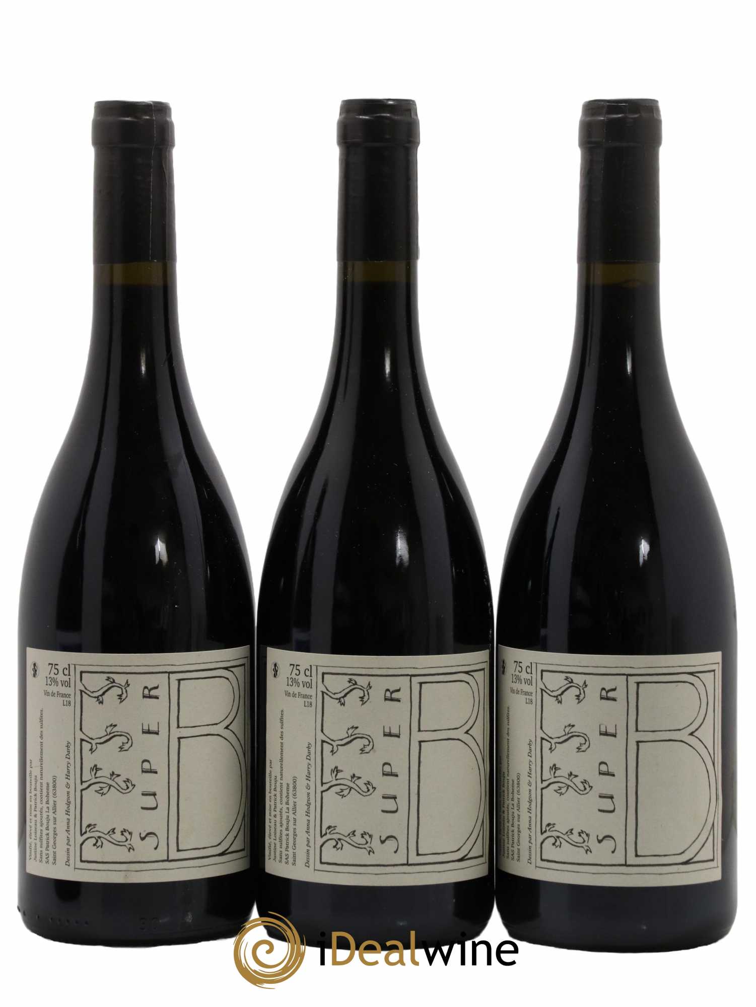 Vin de France Super B Patrick Bouju - La Bohème 2018 - Lot de 3 bouteilles - 0