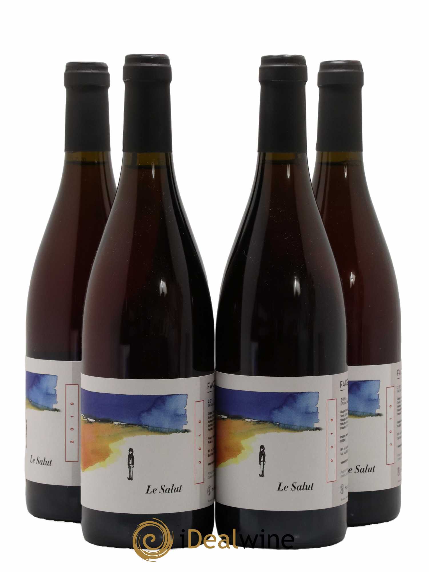 Côtes Catalanes (VDP des Côtes Catalanes) Le Salut Face B Séverin Barioz 2019 - Lot de 4 bouteilles - 0