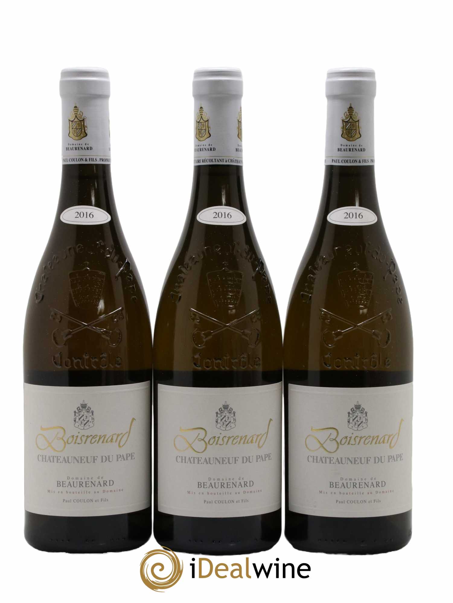 Châteauneuf-du-Pape Cuvée de Boisrenard Beaurenard (Domaine de) 2016 - Lot de 3 bouteilles - 0