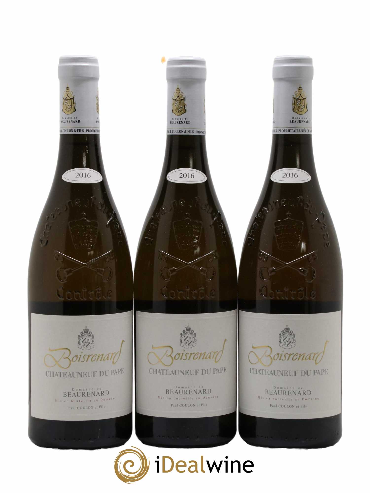 Châteauneuf-du-Pape Cuvée de Boisrenard Beaurenard (Domaine de) 2016 - Lot de 3 bouteilles - 0