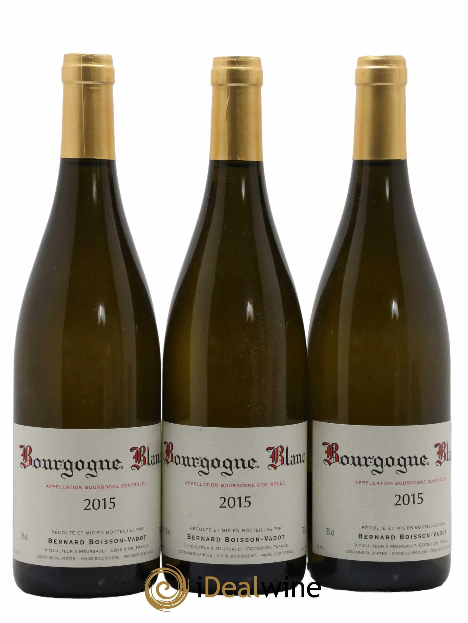 Bourgogne Boisson-Vadot (Domaine) 2015 - Lotto di 3 bottiglie - 0