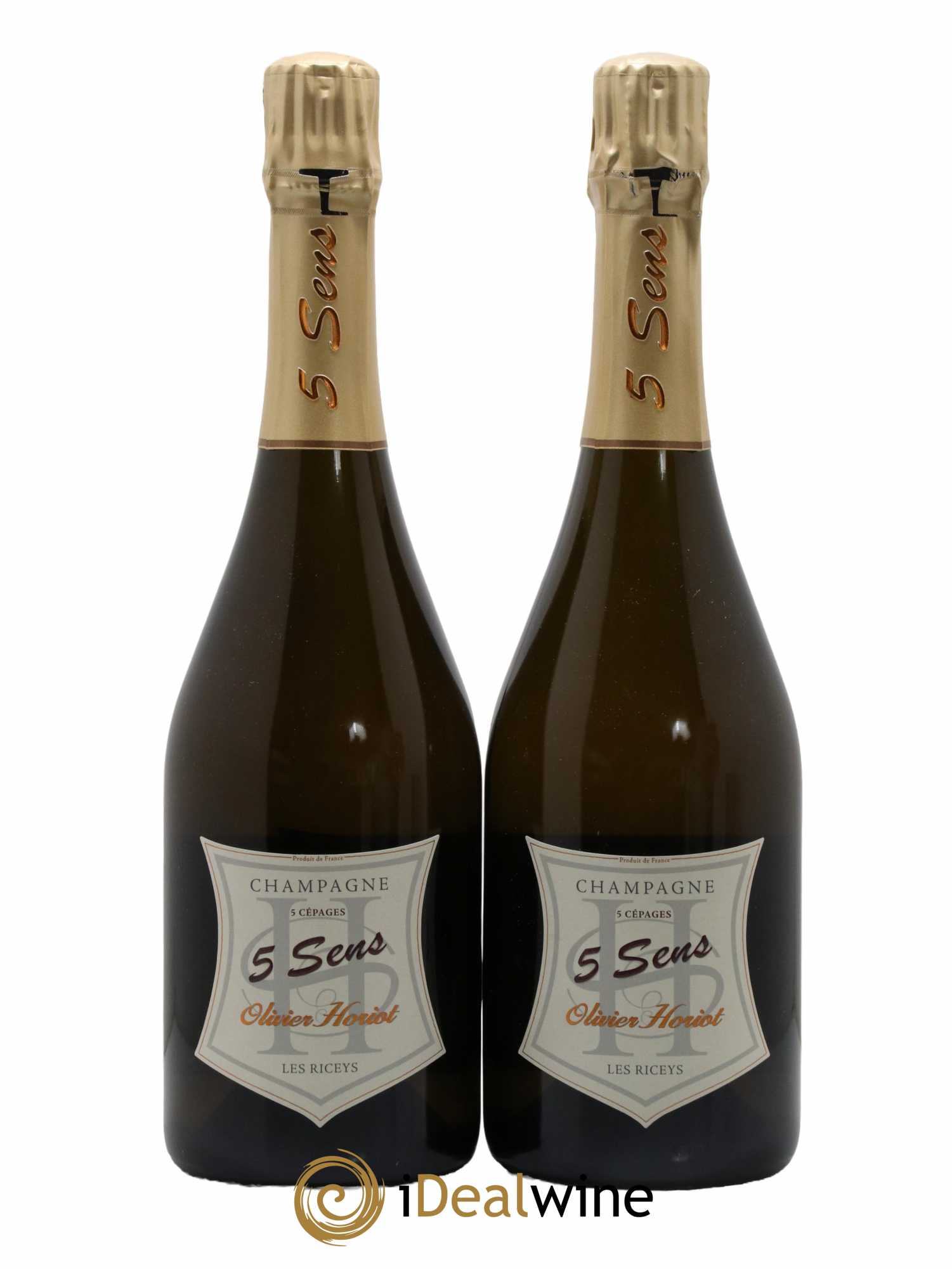 5 Sens Brut Nature Olivier Horiot 2012 - Lot de 2 bouteilles - 0