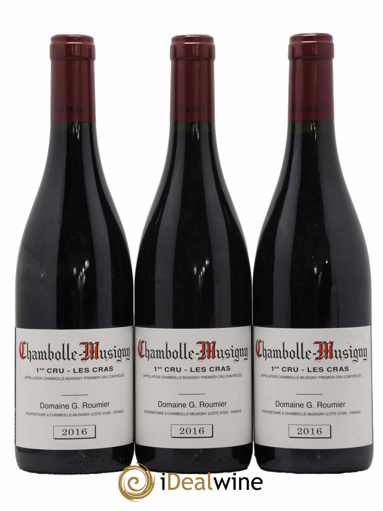 Chambolle-Musigny 1er Cru Les Cras Georges Roumier (Domaine) 2016 - Lot de 3 bouteilles - 0