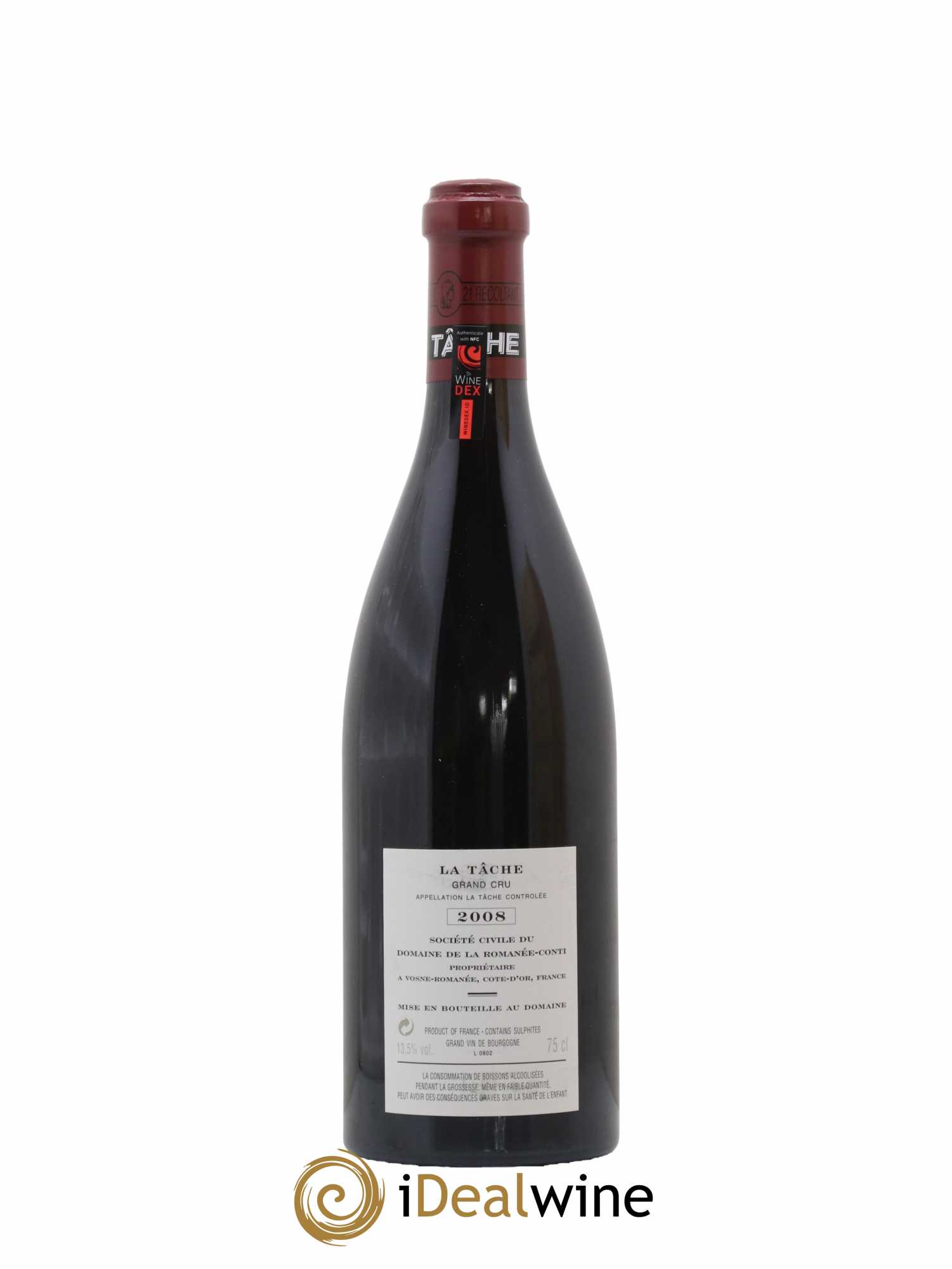 La Tâche Grand Cru Domaine de la Romanée-Conti 2008 - Posten von 1 Flasche - 2