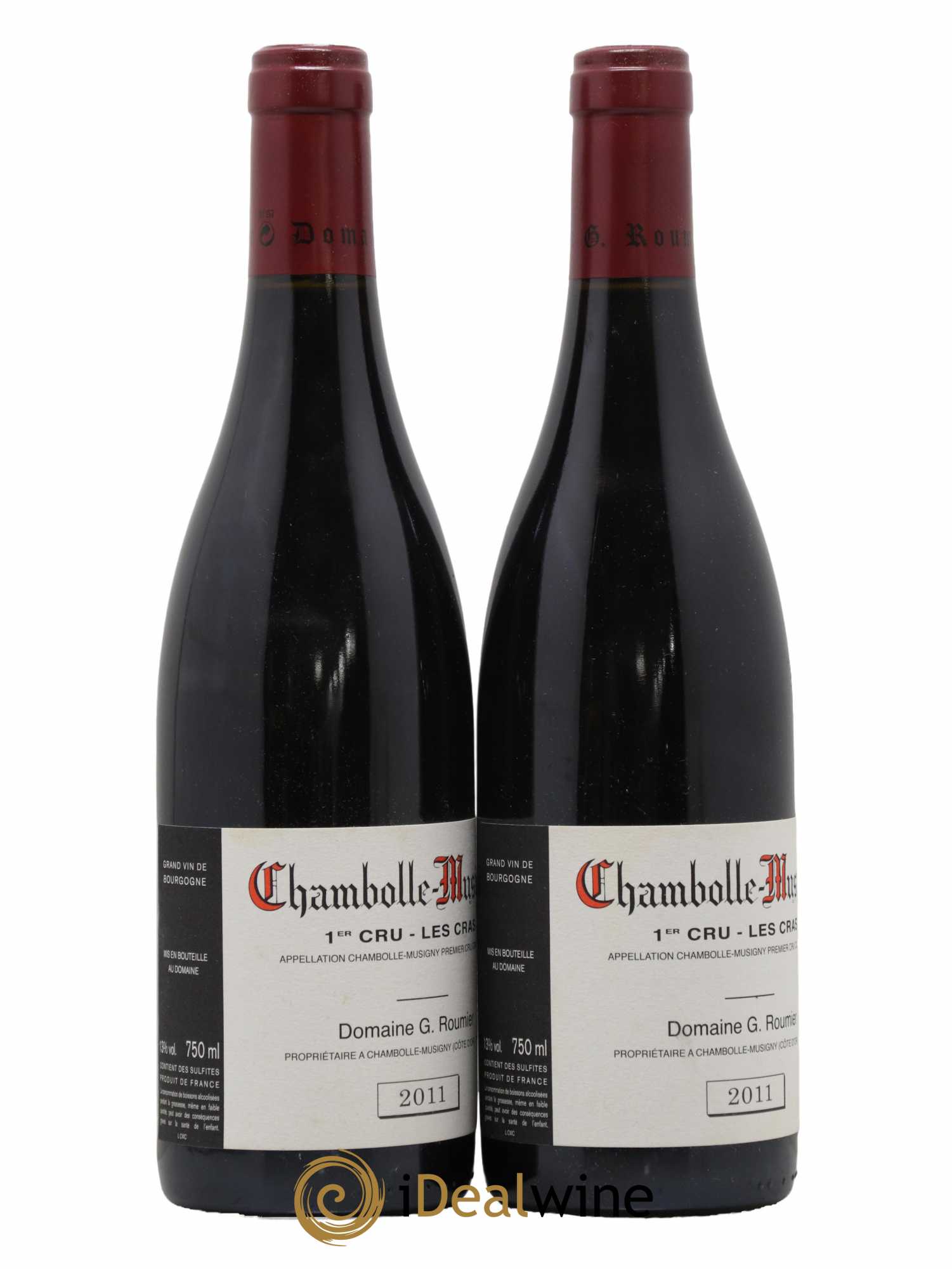 Chambolle-Musigny 1er Cru Les Cras Georges Roumier (Domaine) 2011 - Lot de 2 bouteilles - 1
