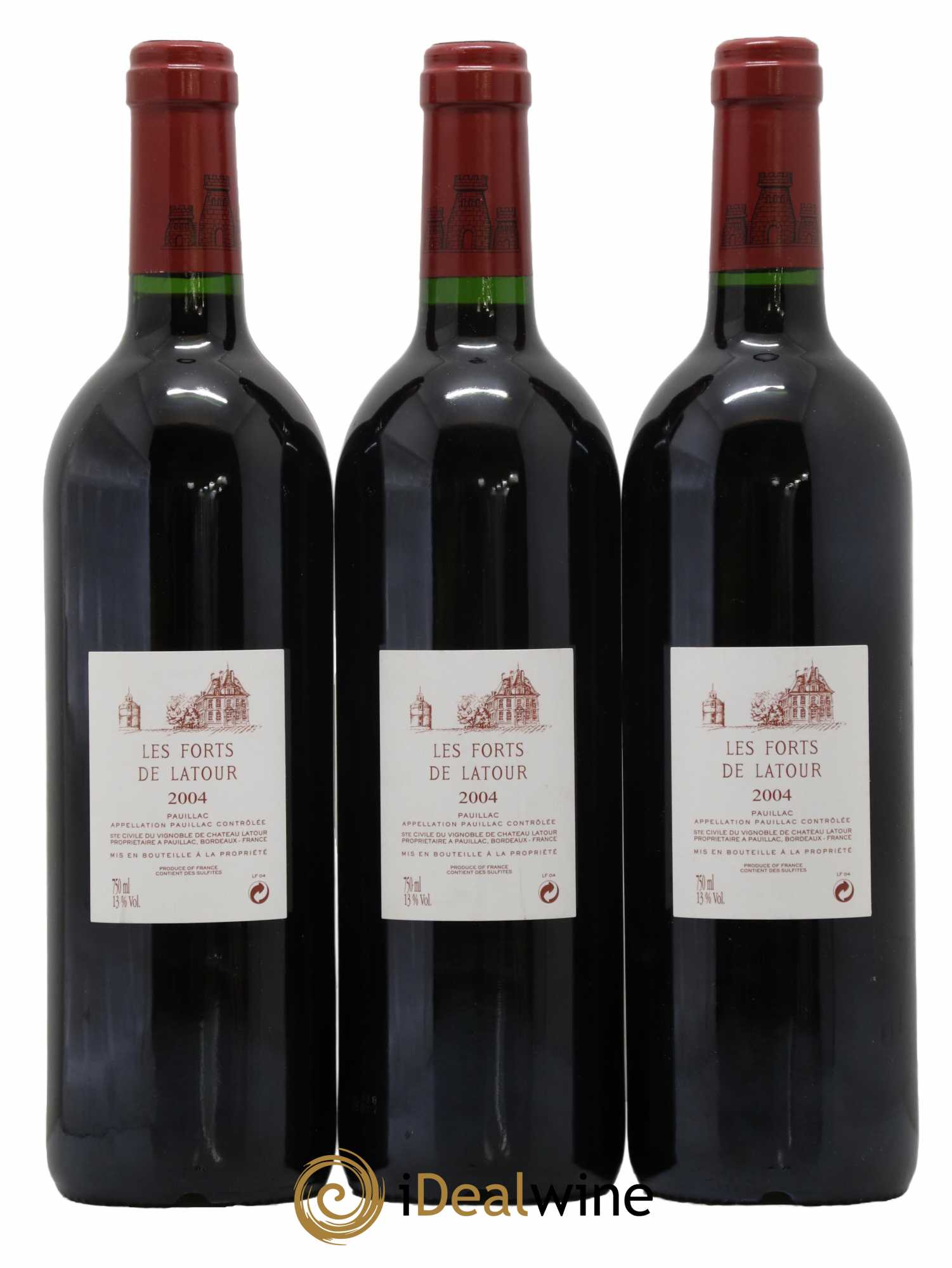 Les Forts de Latour Second Vin 2004 - Posten von 3 Flaschen - 1