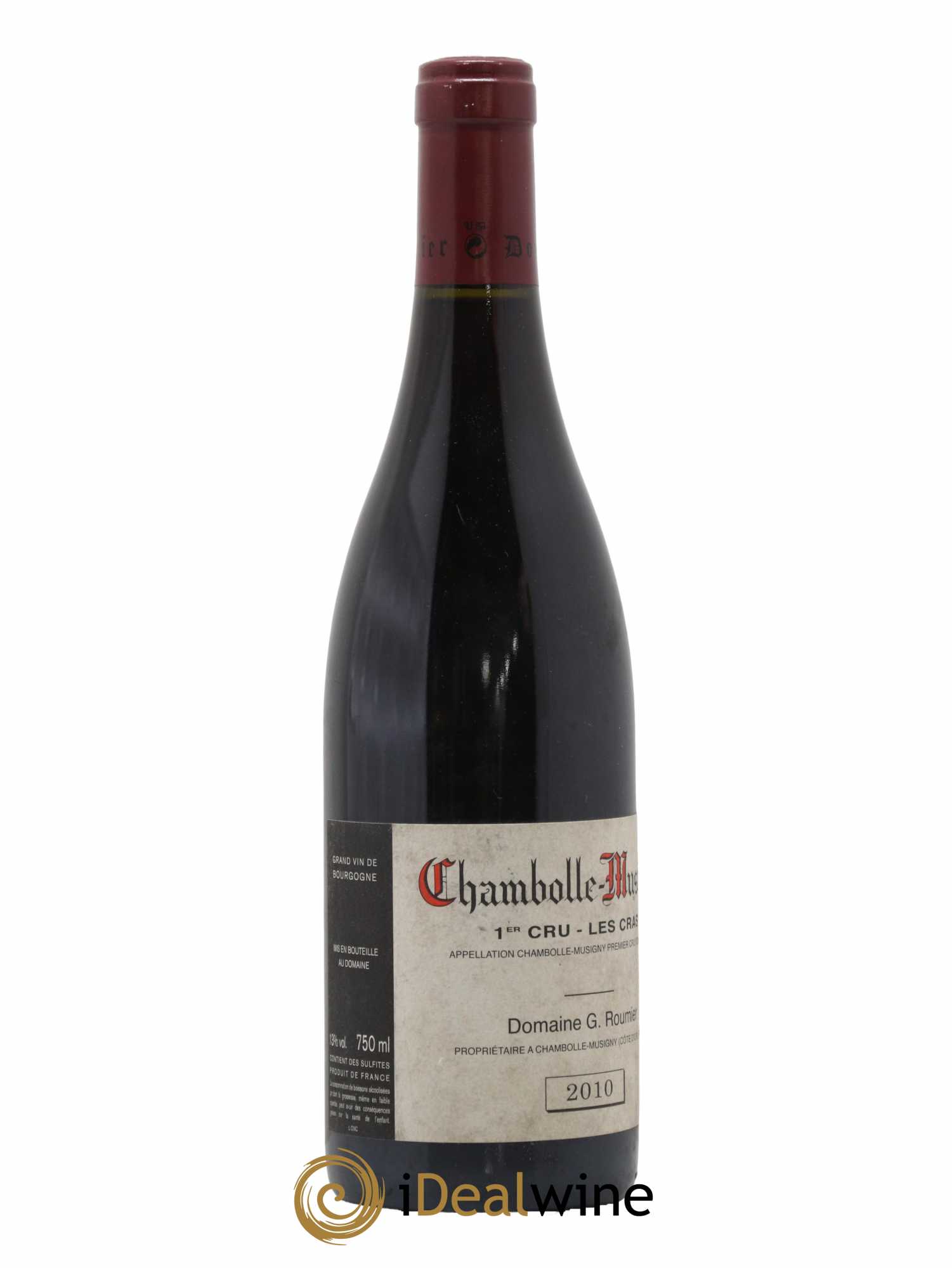 Chambolle-Musigny 1er Cru Les Cras Georges Roumier (Domaine) 2010 - Lot de 1 bouteille - 1