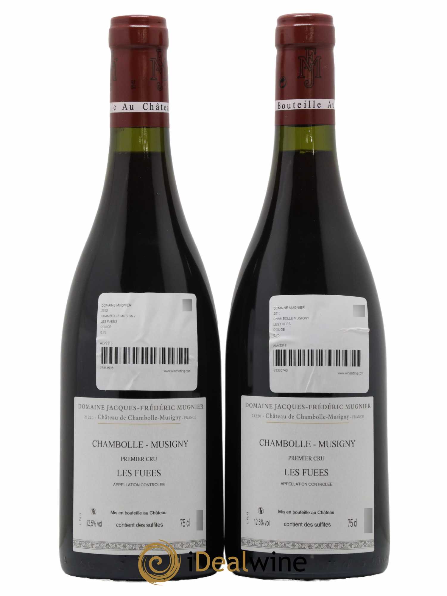 Chambolle-Musigny 1er Cru Les Fuées Jacques-Frédéric Mugnier 2013 - Lot de 2 bouteilles - 1