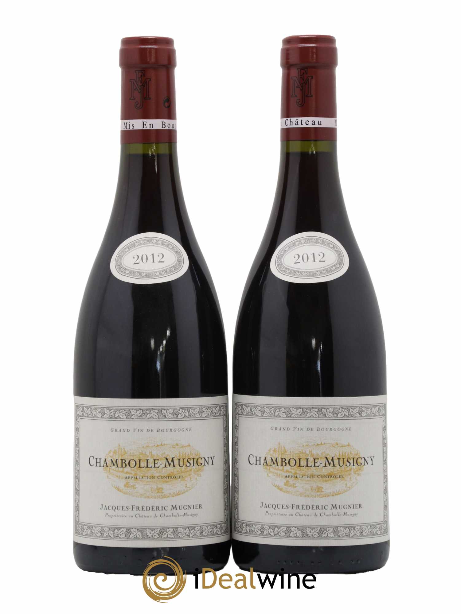 Chambolle-Musigny Jacques-Frédéric Mugnier 2012 - Lot de 2 bouteilles - 0