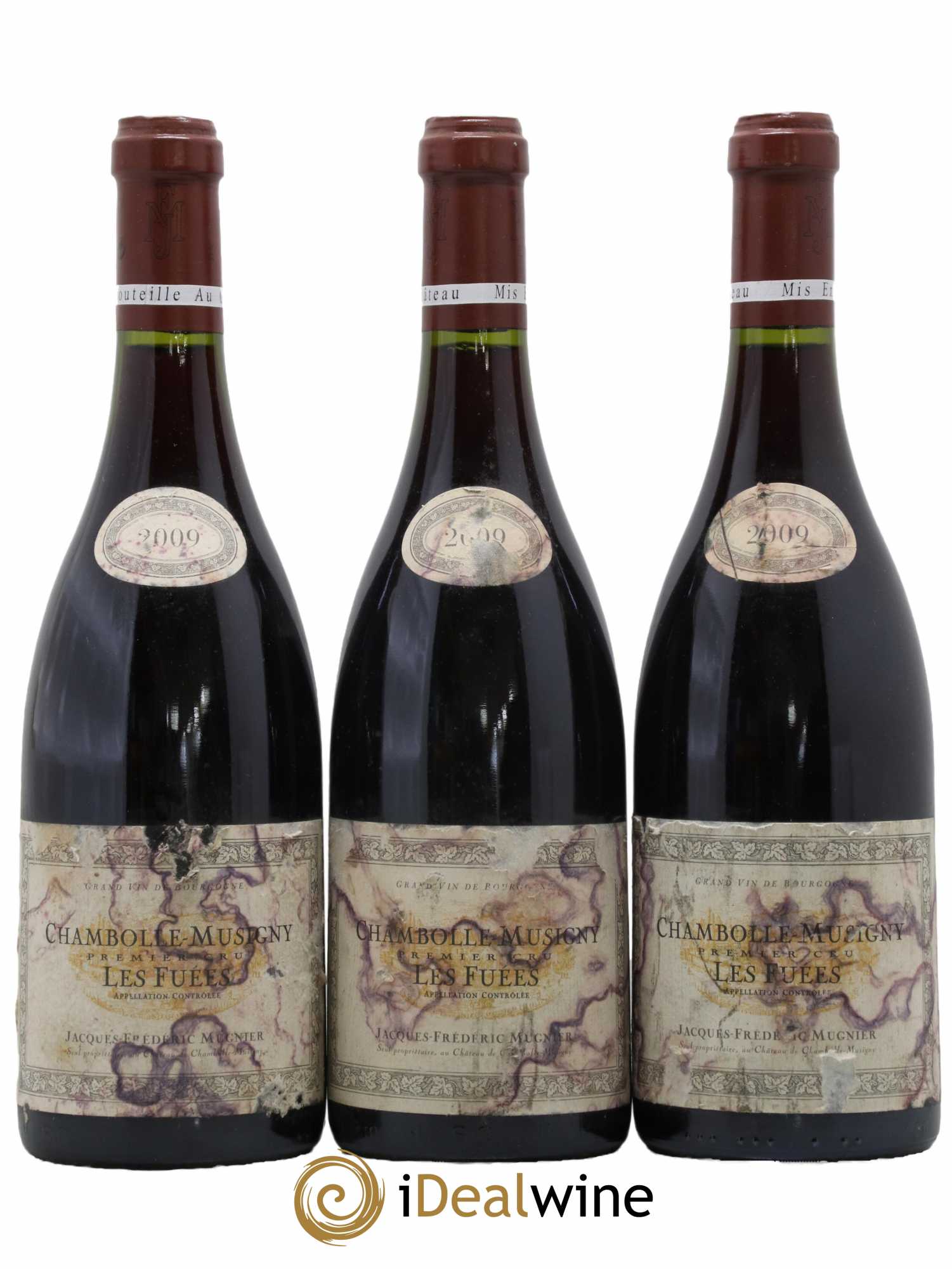 Chambolle-Musigny 1er Cru Les Fuées Jacques-Frédéric Mugnier 2009 - Lot de 3 bouteilles - 0