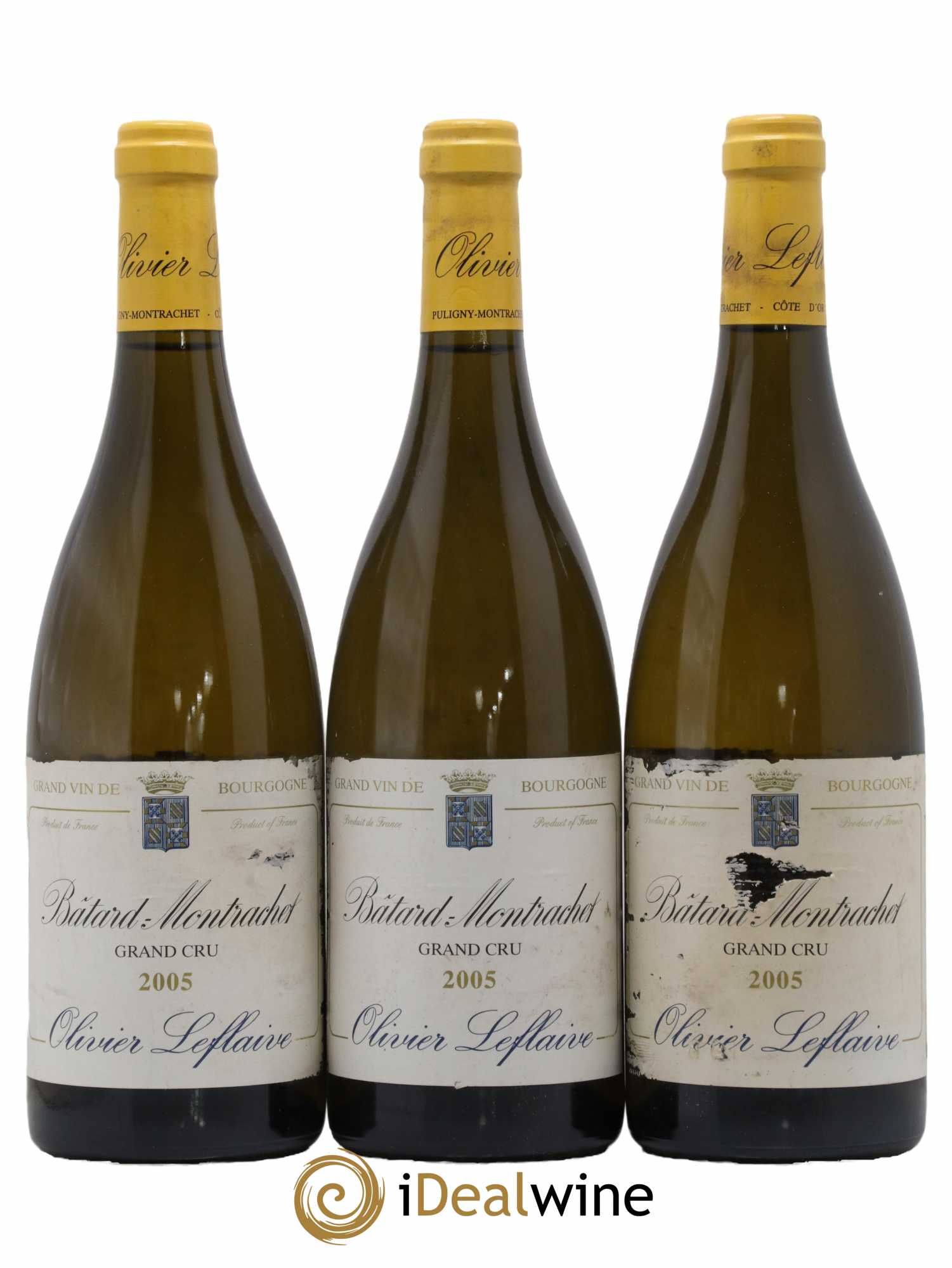 Bâtard-Montrachet Grand Cru Olivier Leflaive 2005 - Lot de 3 bouteilles - 0