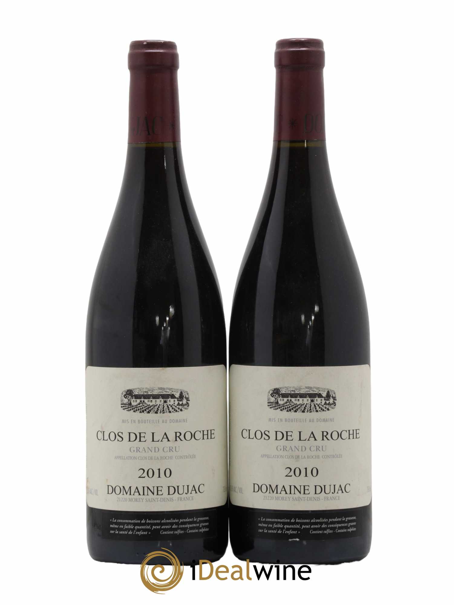 Clos de la Roche Grand Cru Dujac (Domaine) 2010 - Lot de 2 bouteilles - 0