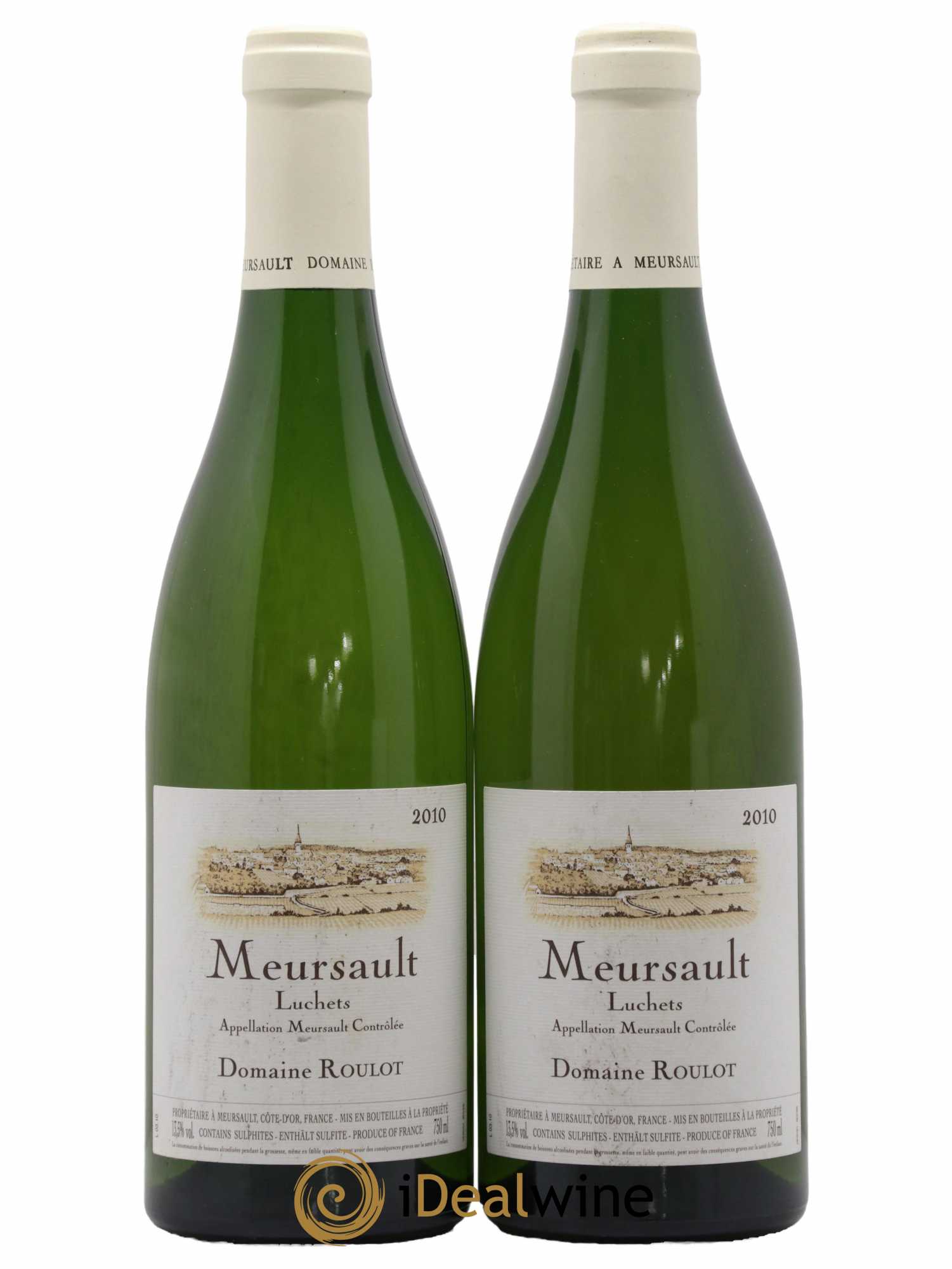 Meursault Luchets Roulot (Domaine) 2010 - Lot de 2 bouteilles - 0