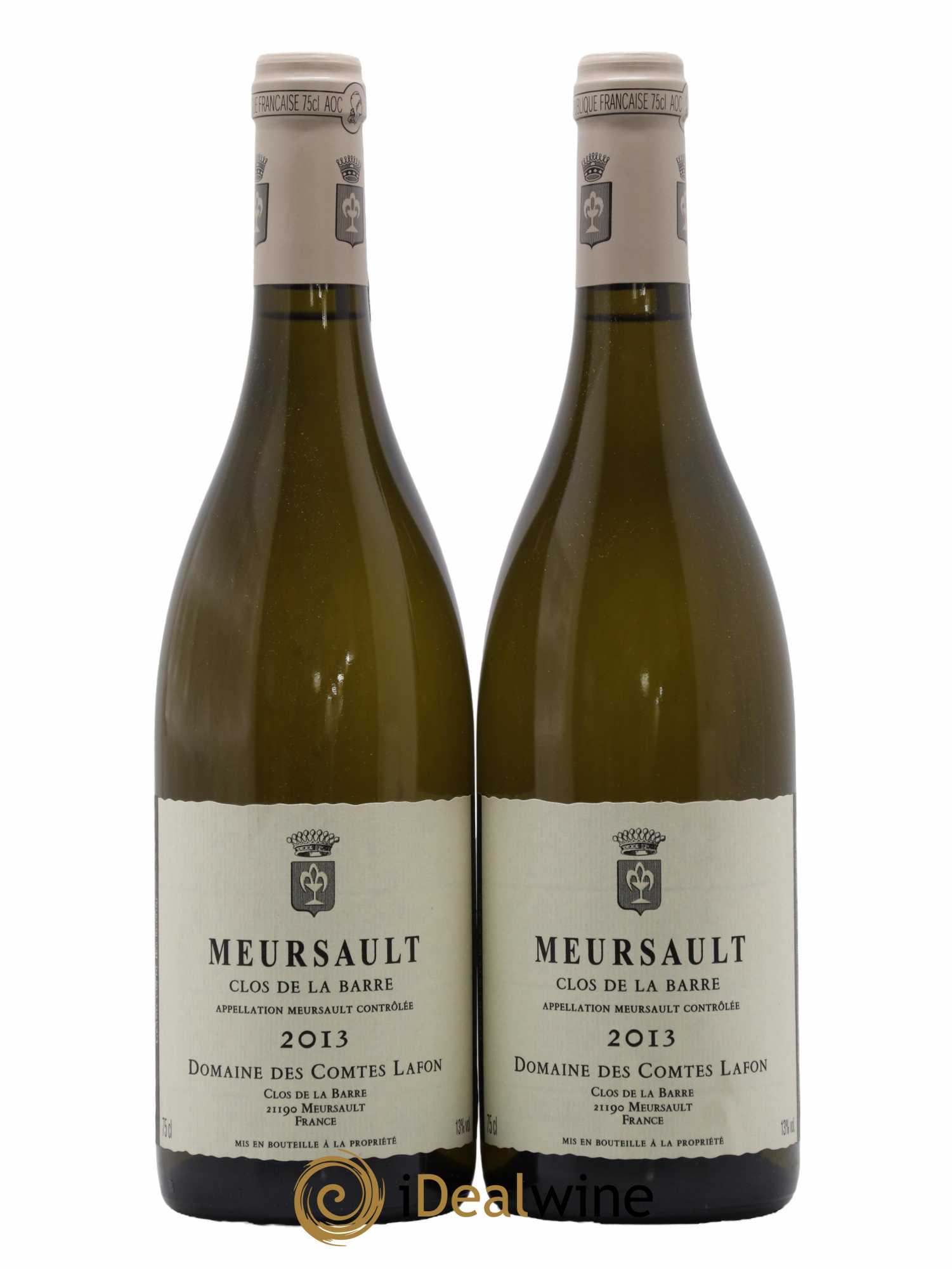 Meursault Clos de la Barre Comtes Lafon (Domaine des) 2013 - Lot de 2 bouteilles - 0