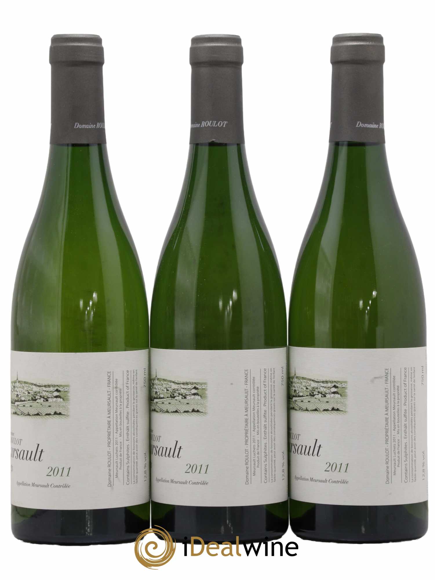 Meursault Luchets Roulot (Domaine) 2011 - Lot de 3 bouteilles - 1