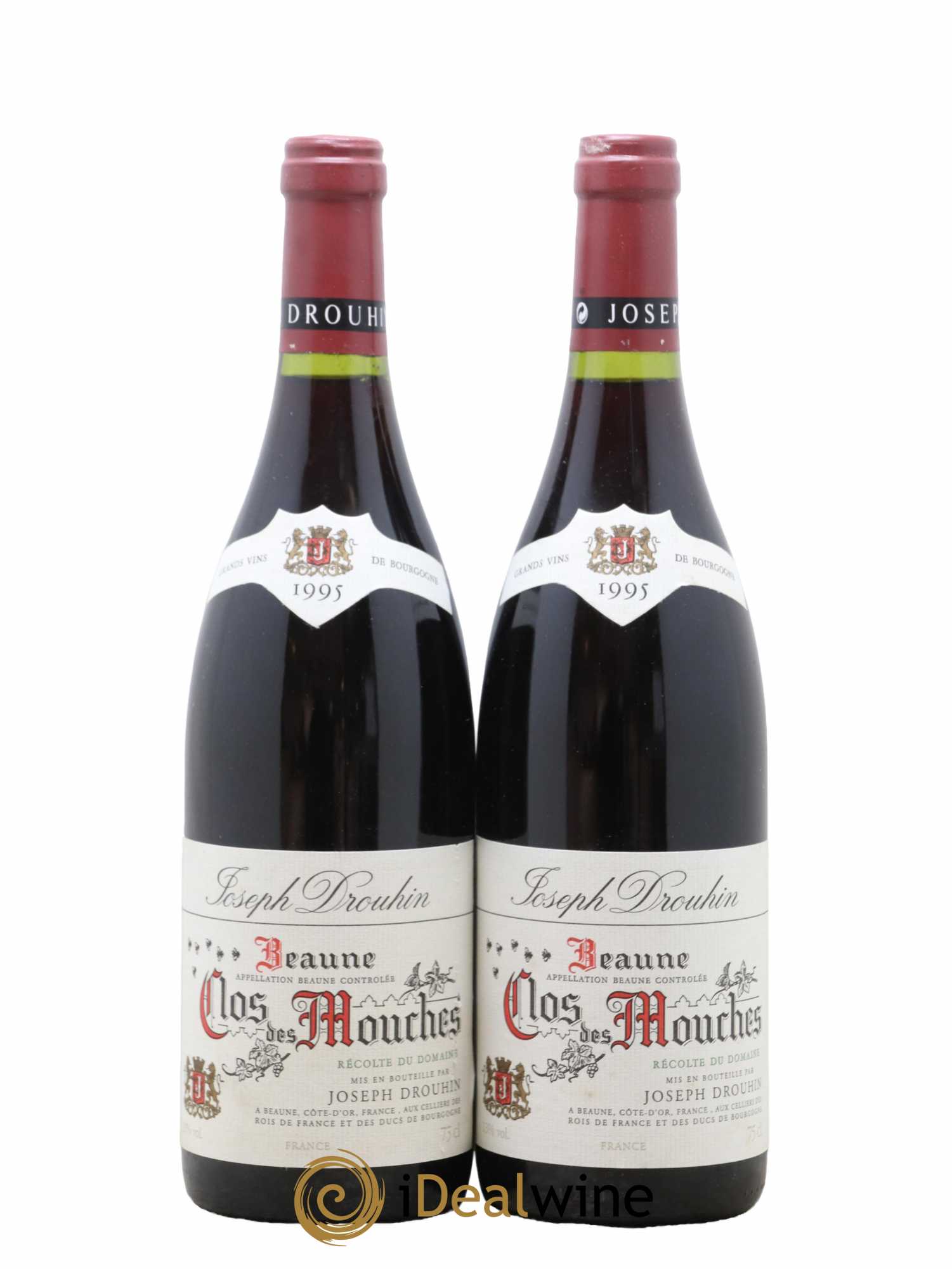 Beaune 1er Cru Clos des Mouches Joseph Drouhin 1995 - Lot de 2 bouteilles - 0