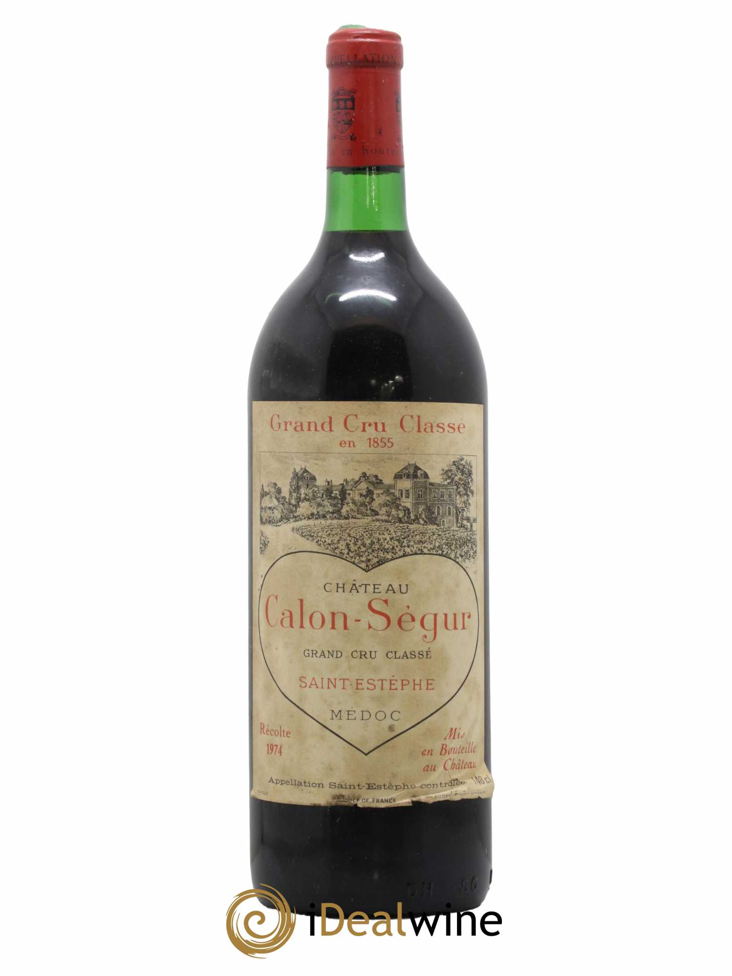 Château Calon Ségur 3ème Grand Cru Classé 1974 - Lot de 1 magnum - 0