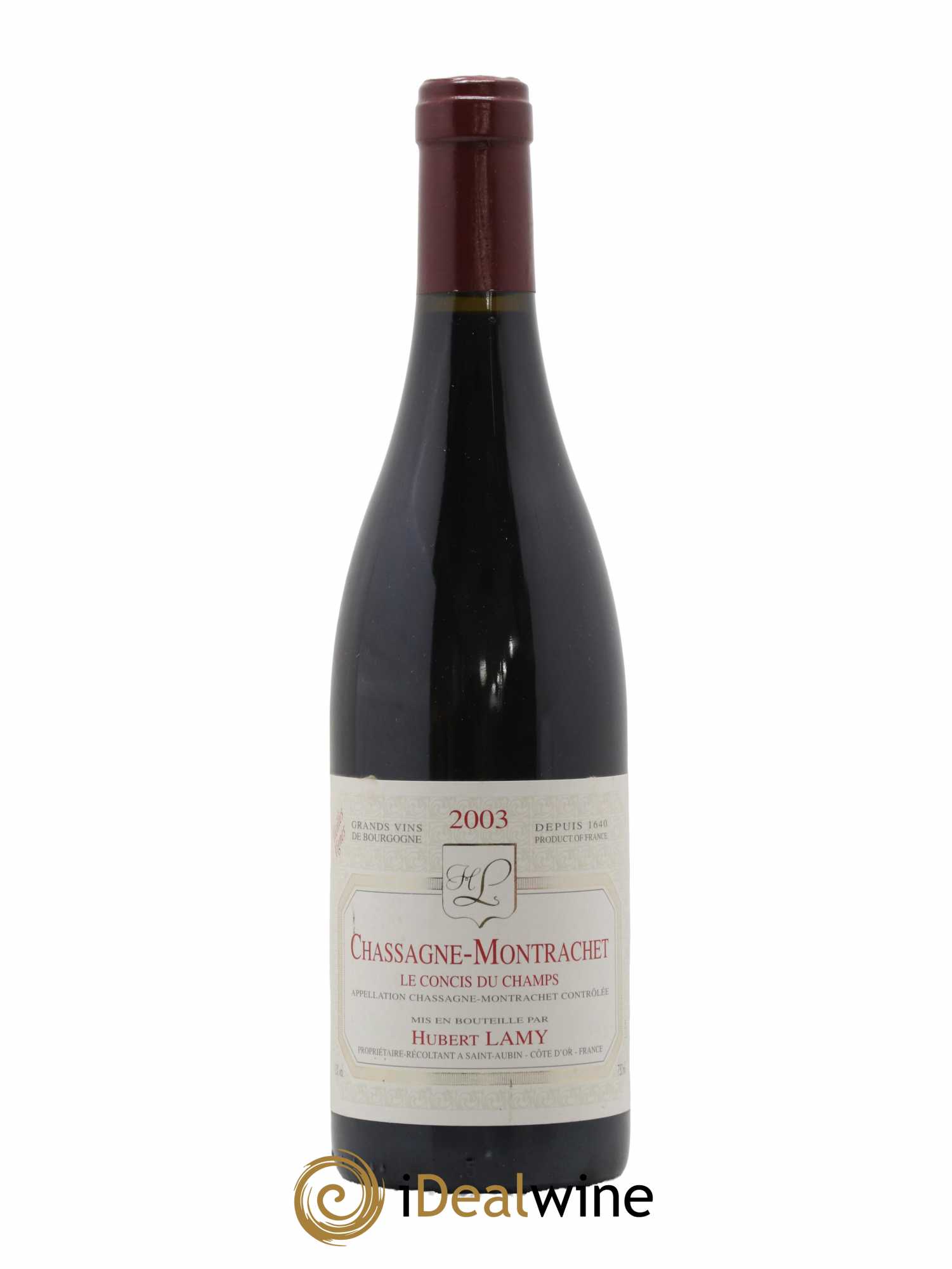 Chassagne-Montrachet Le Concis Du Champs Hubert Lamy 2003 - Lot de 1 bouteille - 0