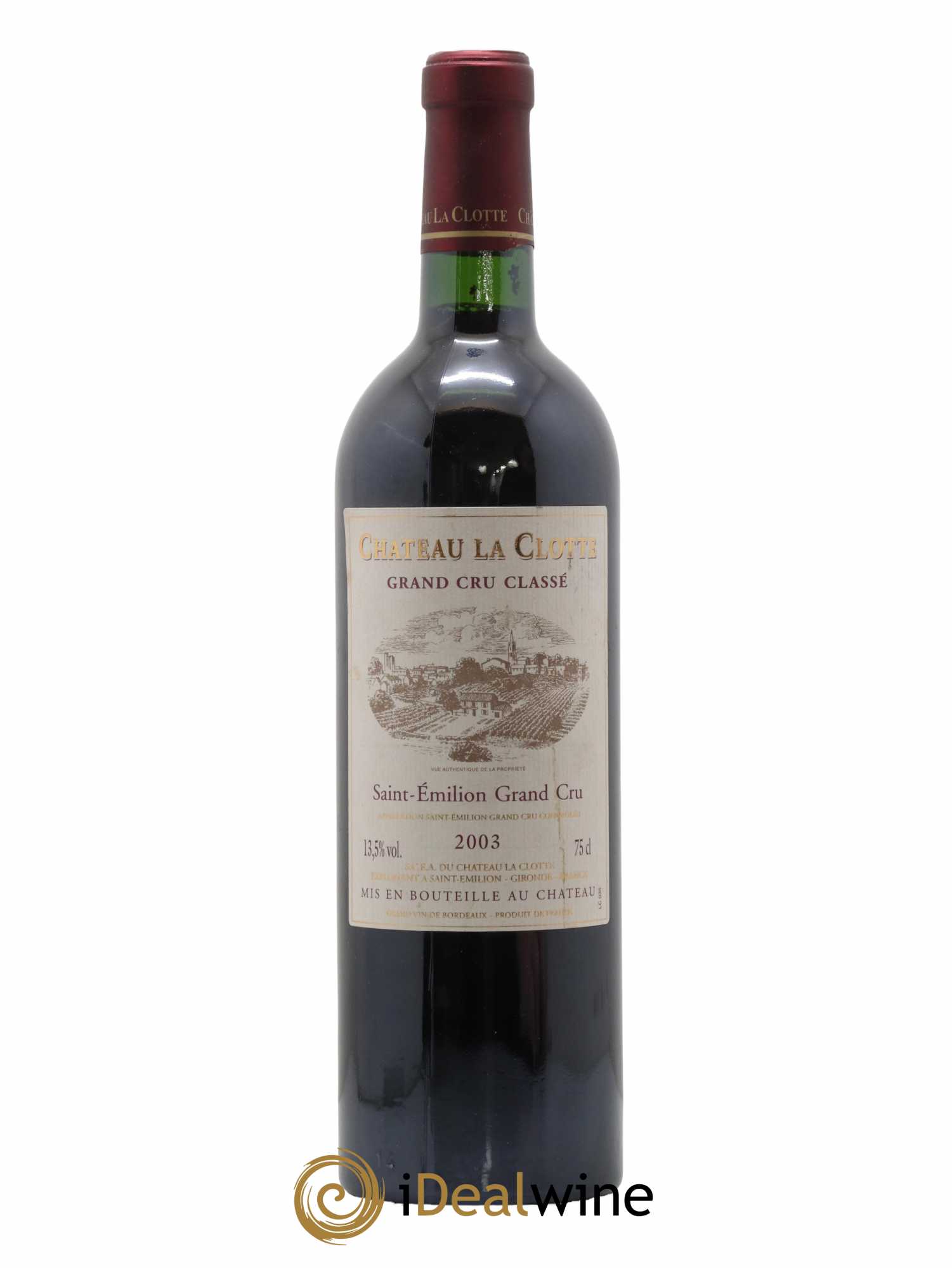 Château la Clotte 2003 - Lot de 1 bouteille - 0