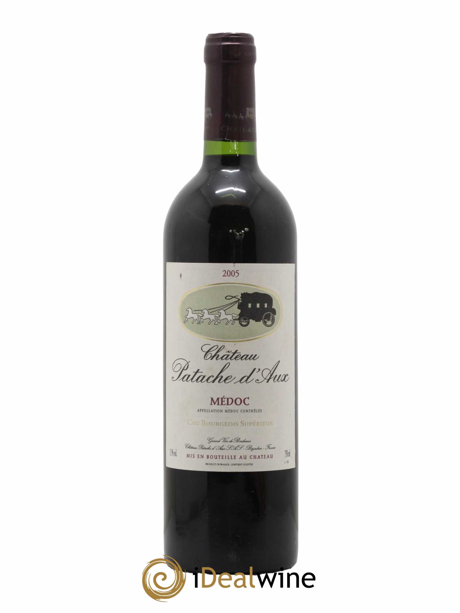 Château Patache d'Aux Cru Bourgeois 2005 - Lot de 1 bouteille - 0