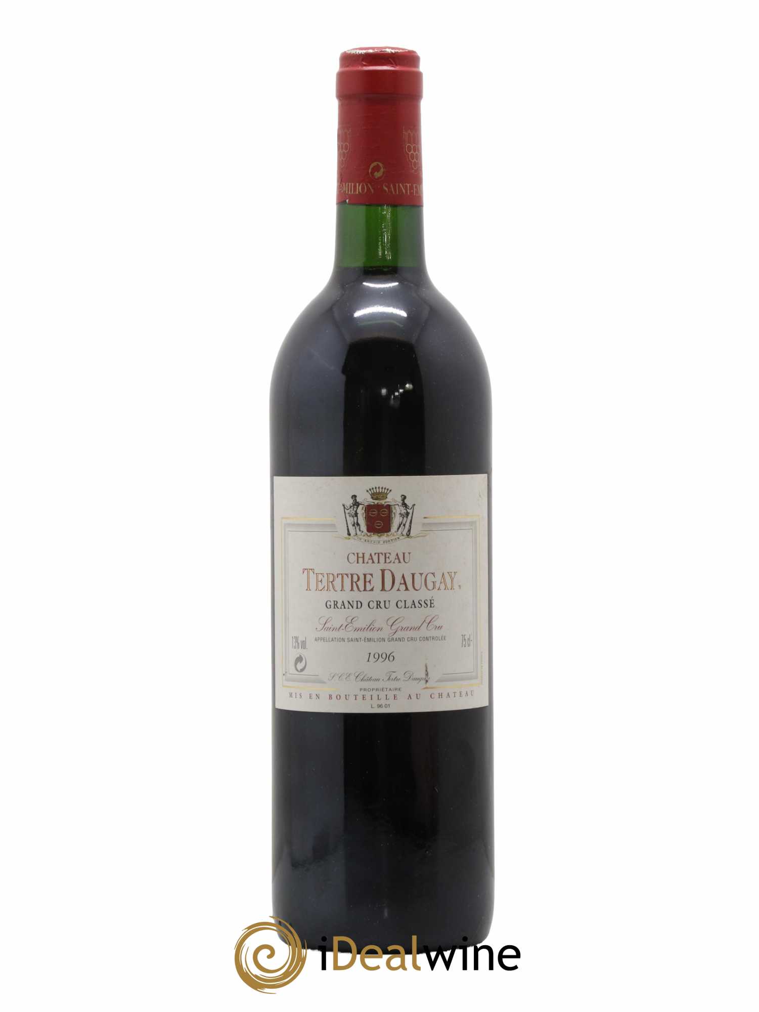 Château Tertre Daugay Grand Cru Classé 1996 - Lot de 1 bouteille - 0